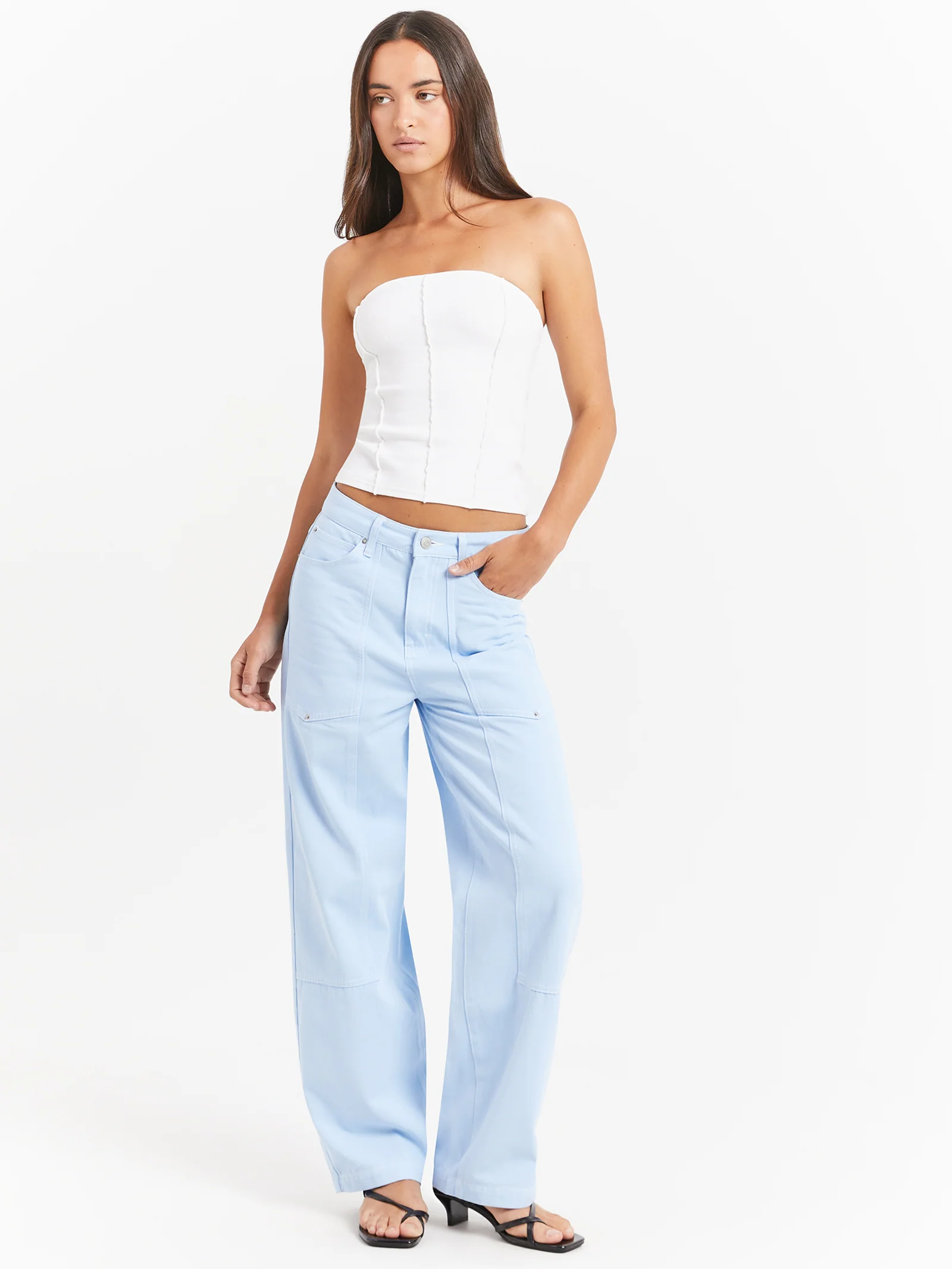 Luna Mid Rise Relaxed Pants