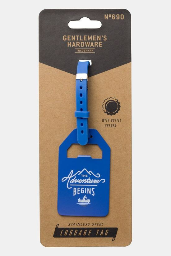 Gentlemen's Hardware Luggage Tag - Blue Bagagelabel