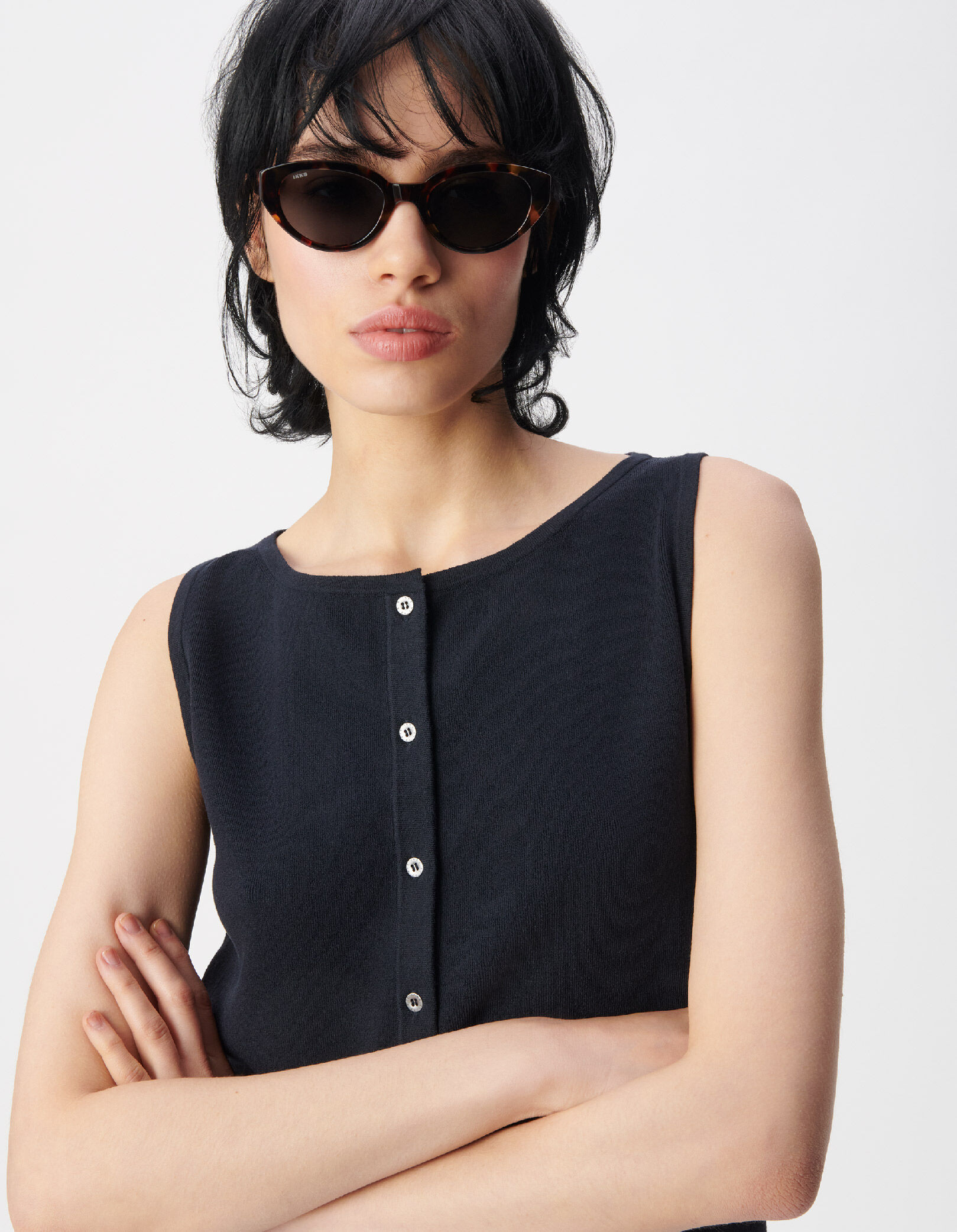 Lunettes solaires Derry papillon marron Femme