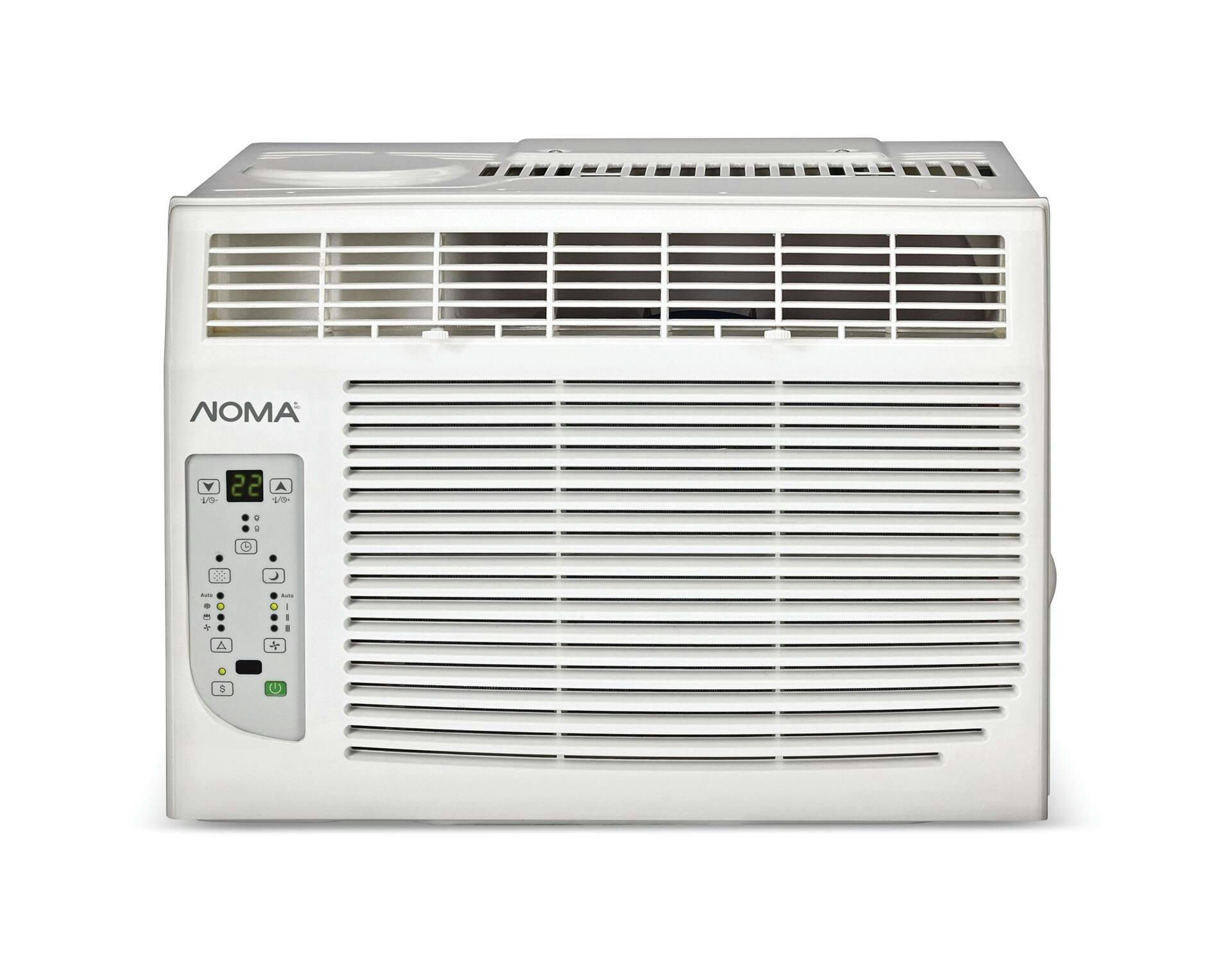 NOMA 4-in-1 ENERGY STAR® Window Air Conditioner/AC w/Remote Control, 5,000-BTU, White