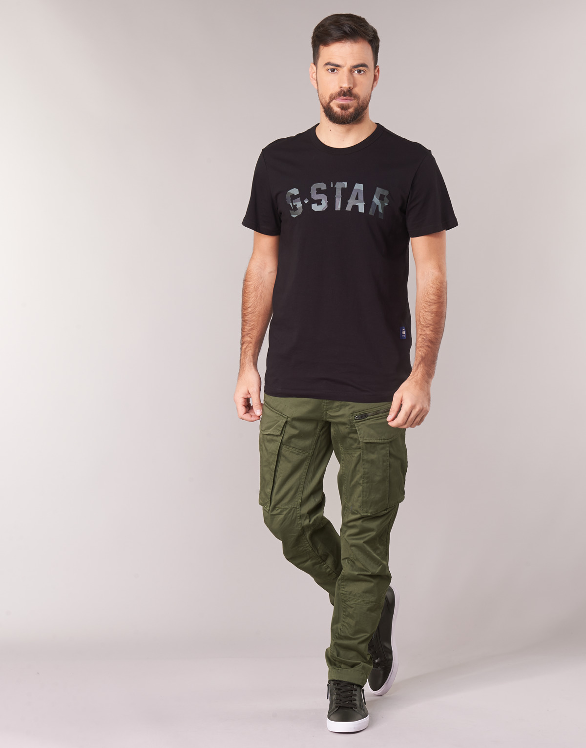G-Star Raw - ROVIC ZIP 3D STRAIGHT TAPERED - Kaki