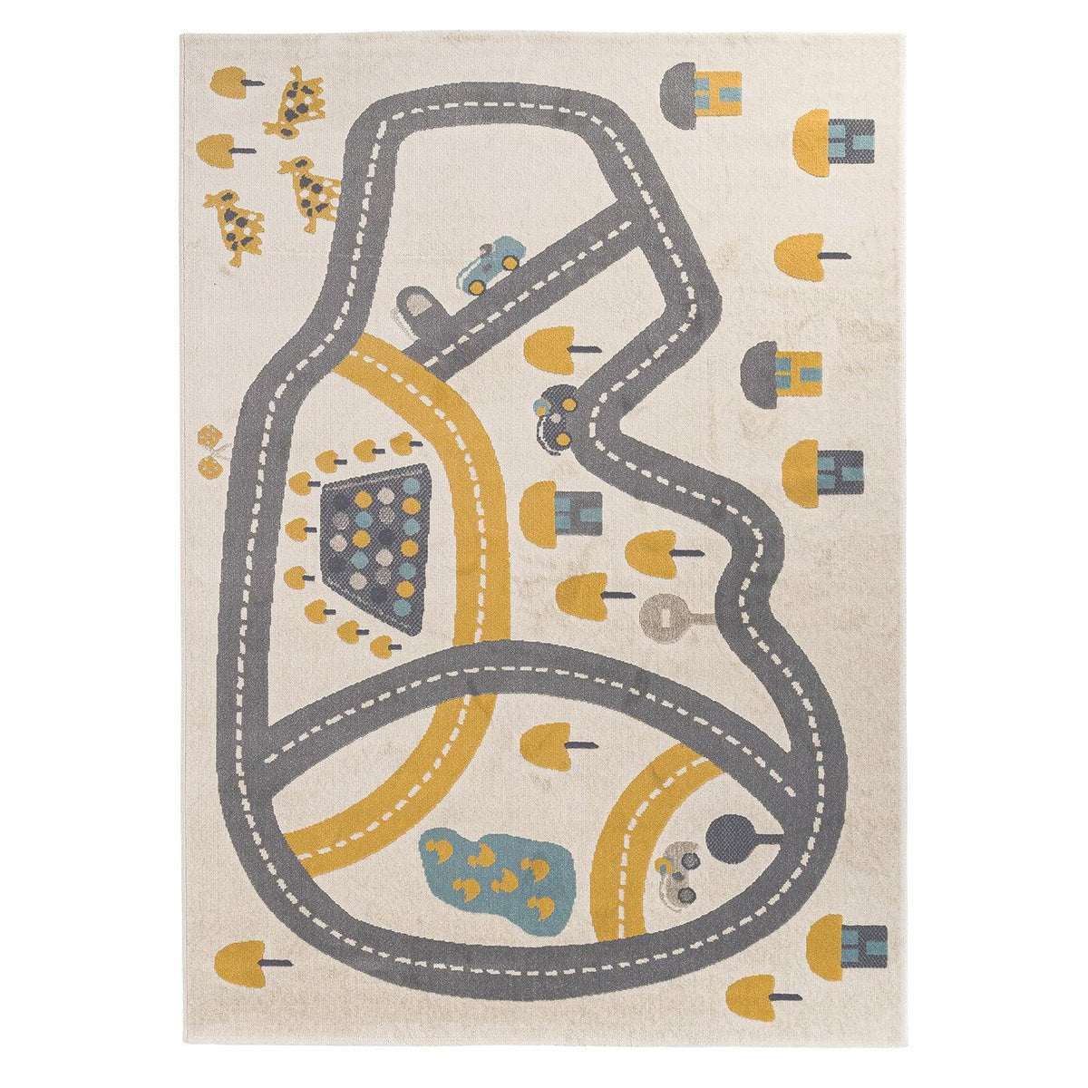 AFK Living vloerkleed Circuit - zeer zacht - veelkleurig - 80 x 150 cm