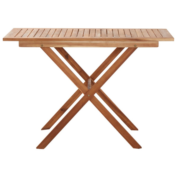 VidaXL Stół ogrodowy Brąz 110 x 67 x 74 cm Technorattan