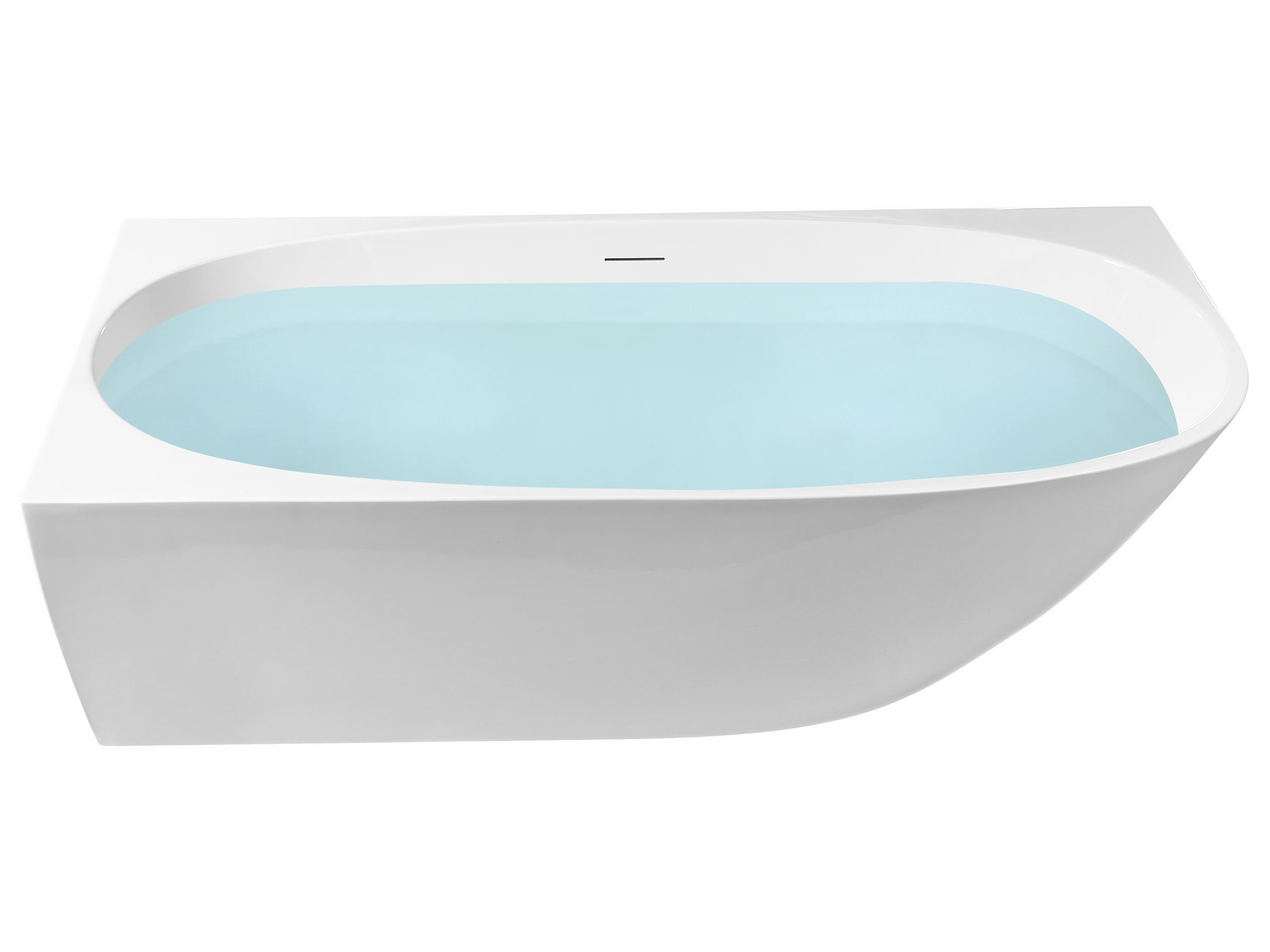 Corner Bath PARNAIBA Right Hand 1700 x 800 mm White