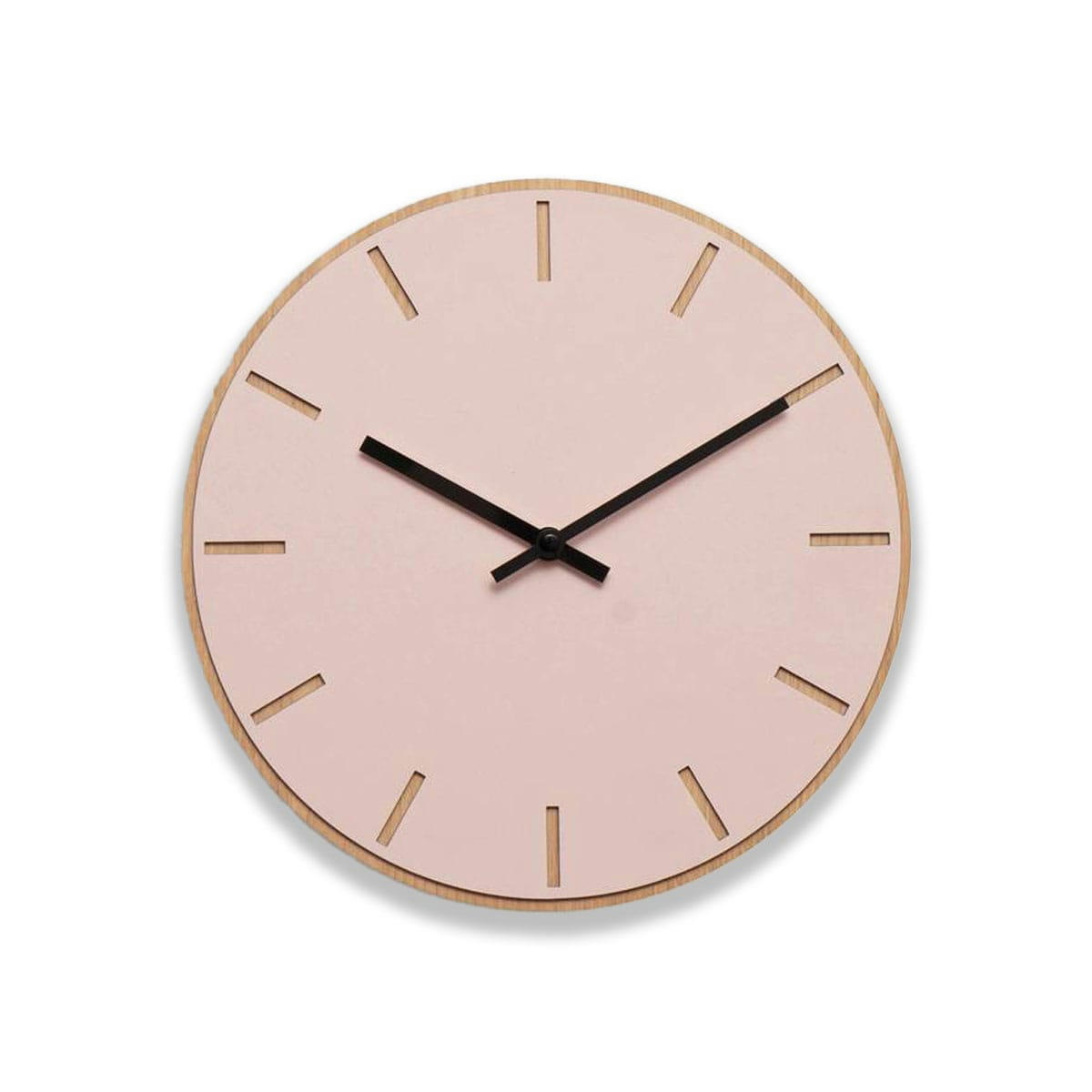 - Horloge murale en linoléum rose D28cm