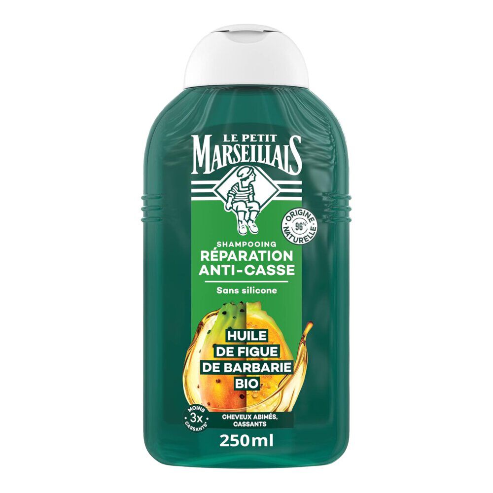 Shampoing cheveux abÎmés Le Petit Marseillais huile de figue de Barbarie bio 250ml