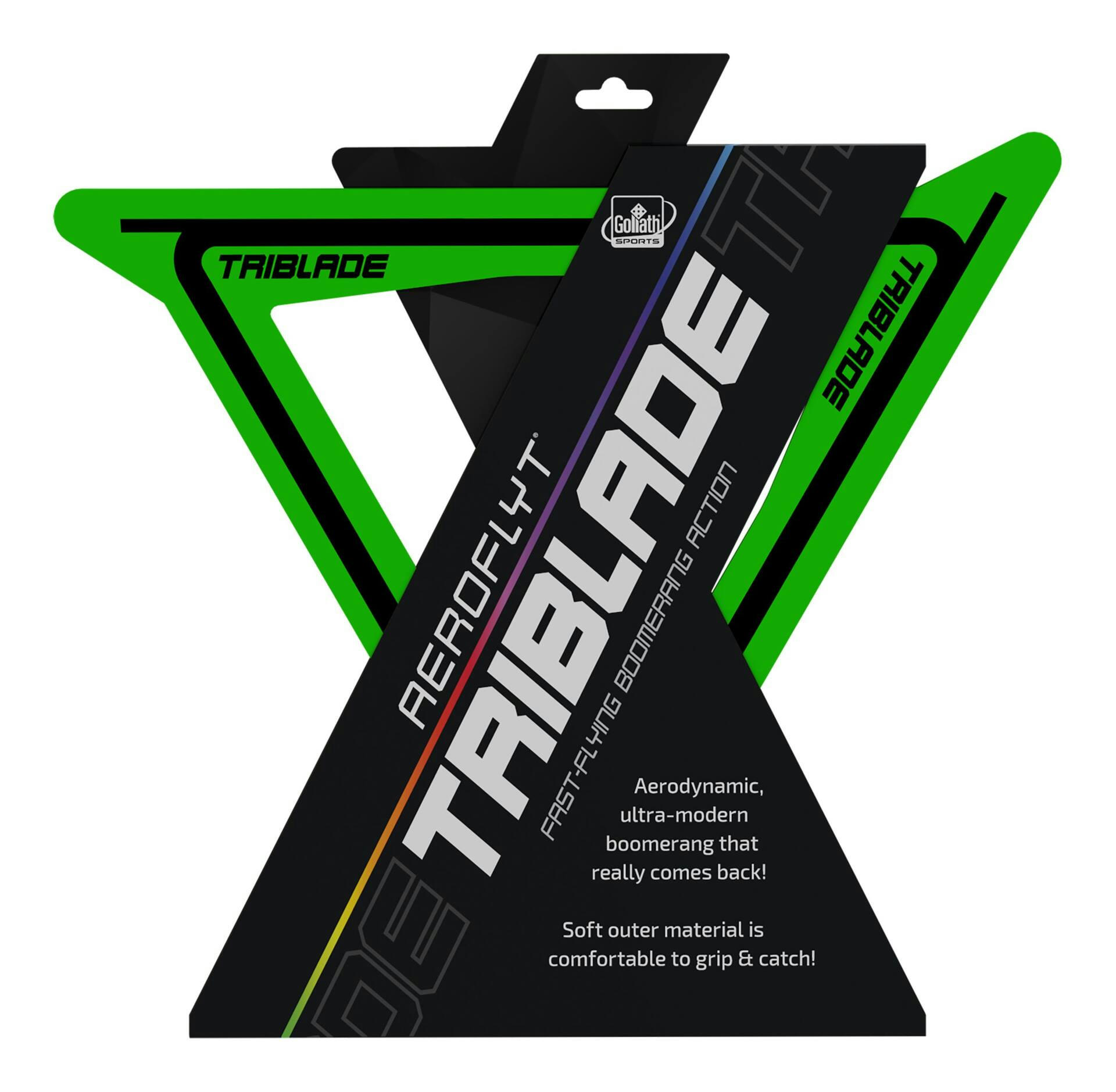 Aeroflyt Triblade Fast Flying Boomerang Toy For Recreational Outdoor Play, Age 6+