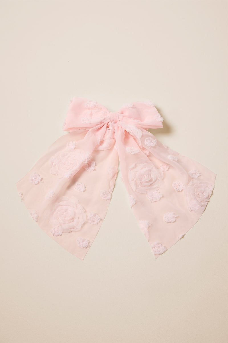 Laura Rossette Bow Hair Barrette