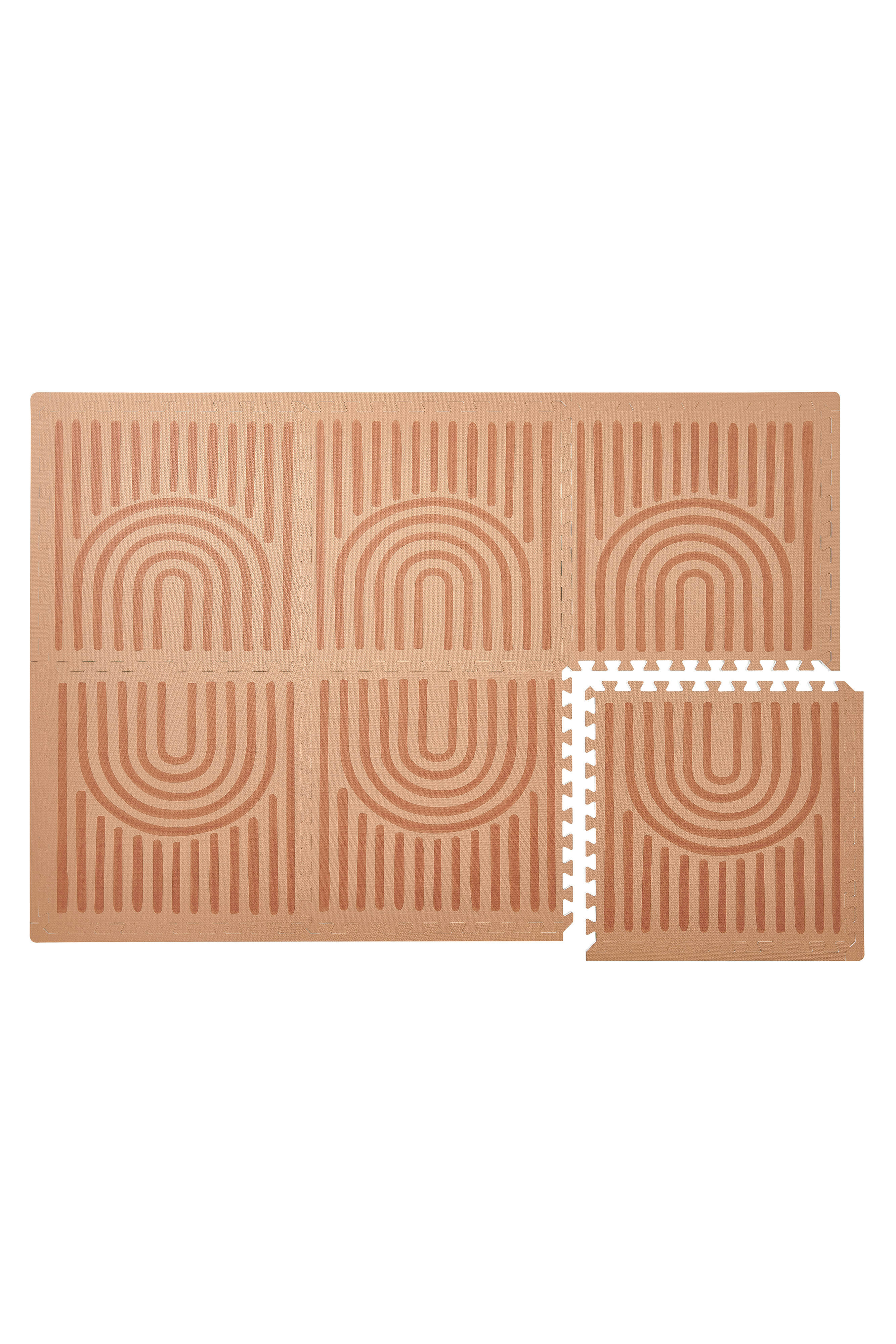 LINEAR - Tapis de puzzle en mousse bébe Camel 180x120