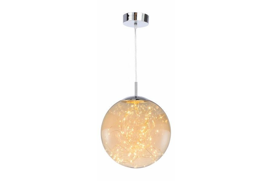 Lampa wisząca Universe chromowana LED 1x18W Ciepła biel 1440lm Reality