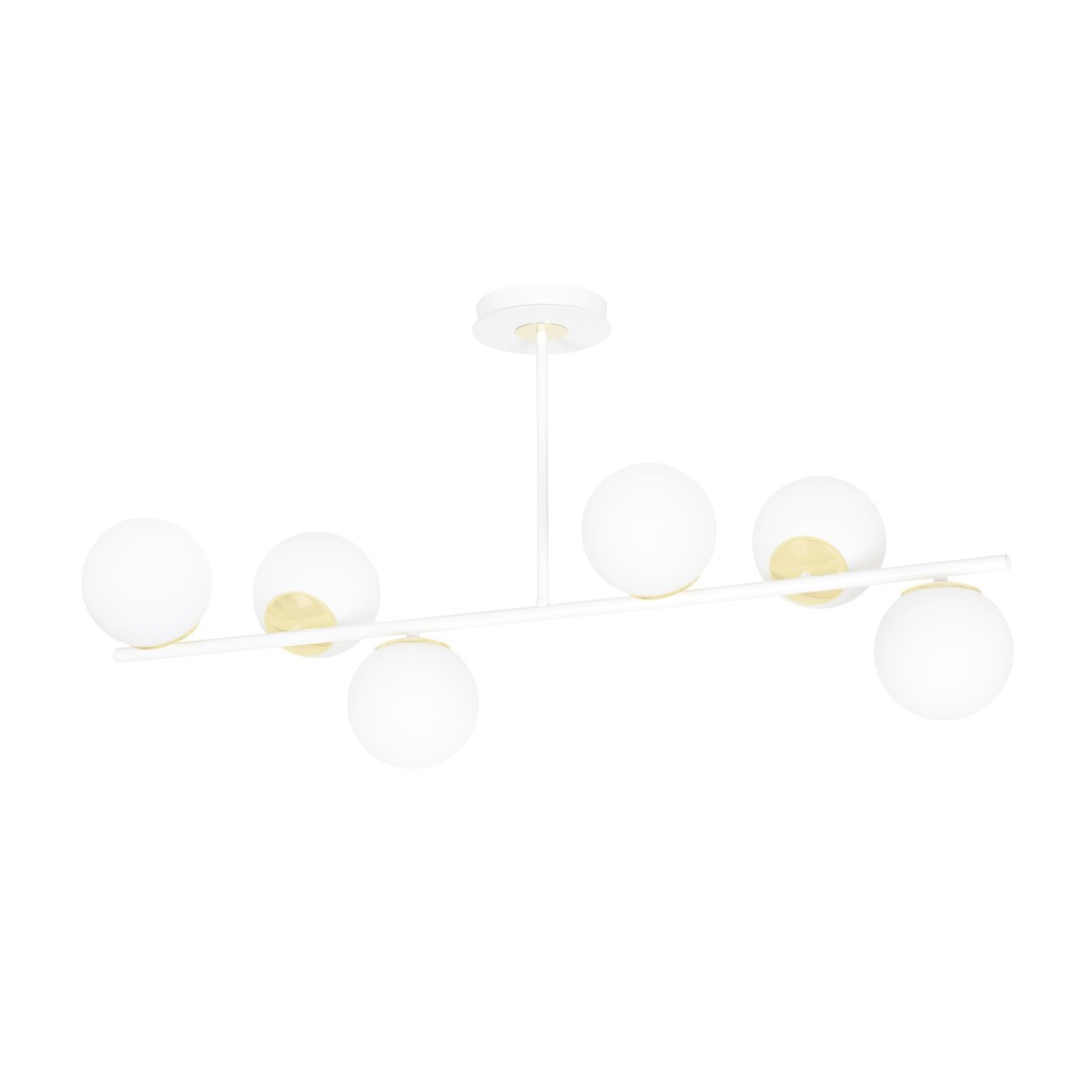 Lampa Sufitowa Floki 6 White Gold
