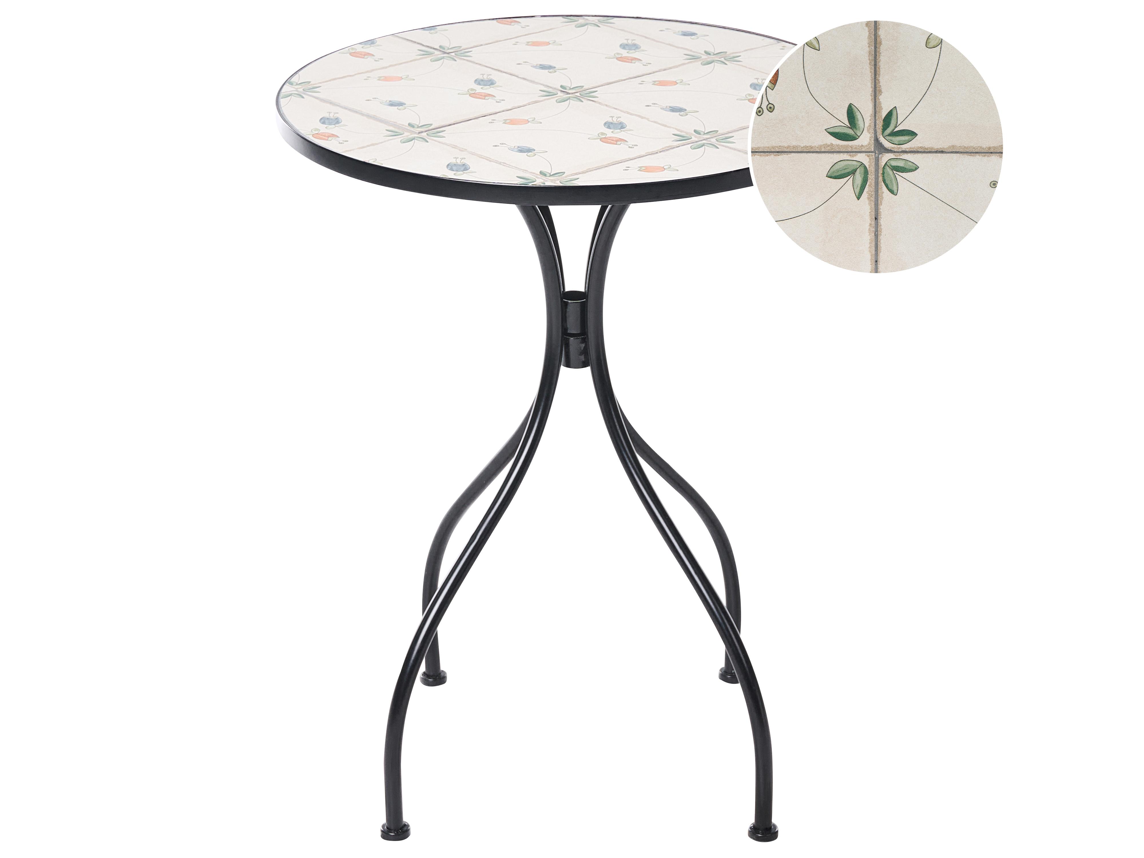 Bistro Set CARONA Metal Black