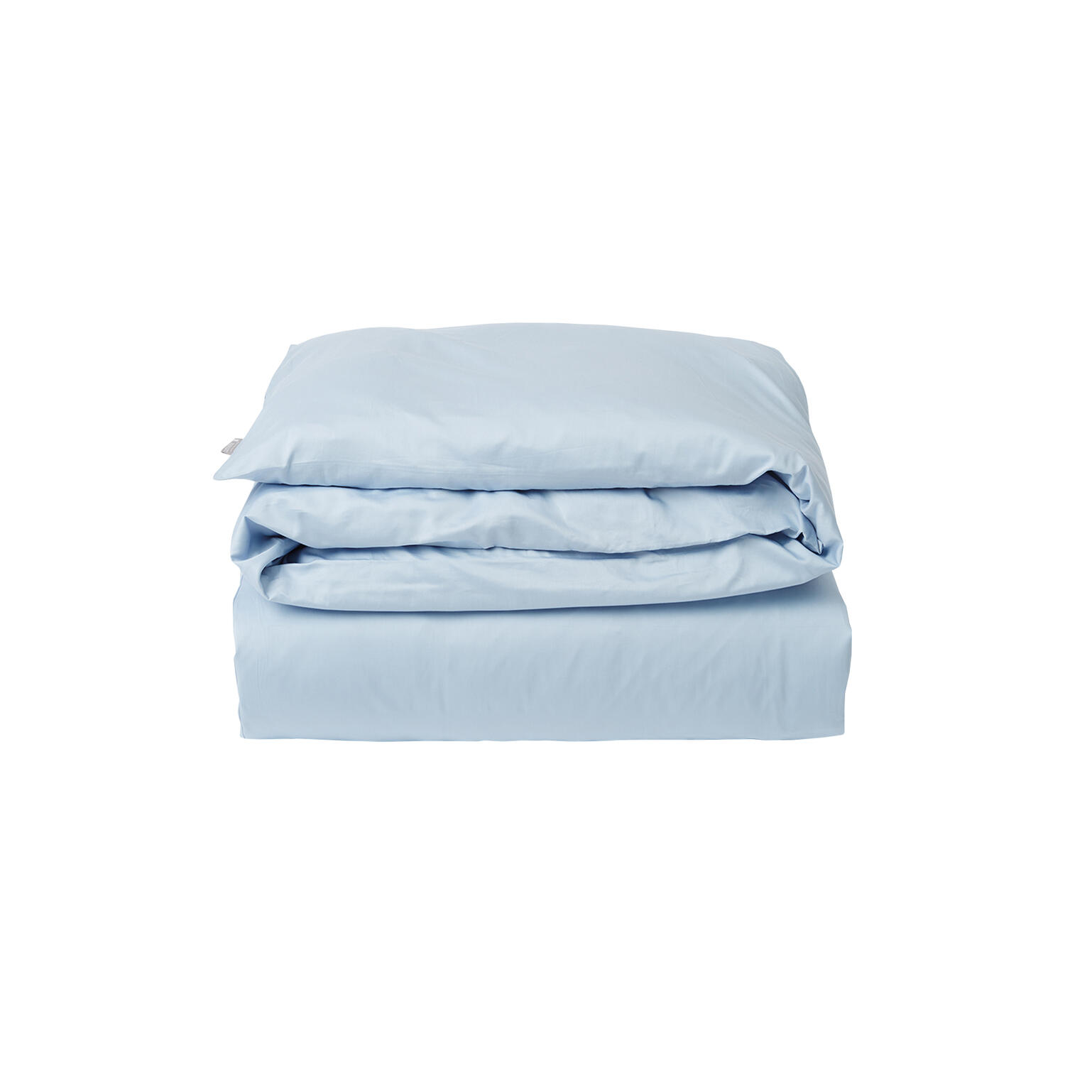 Hotel Cotton Sateen dynebetr&aelig;k, sky blue
