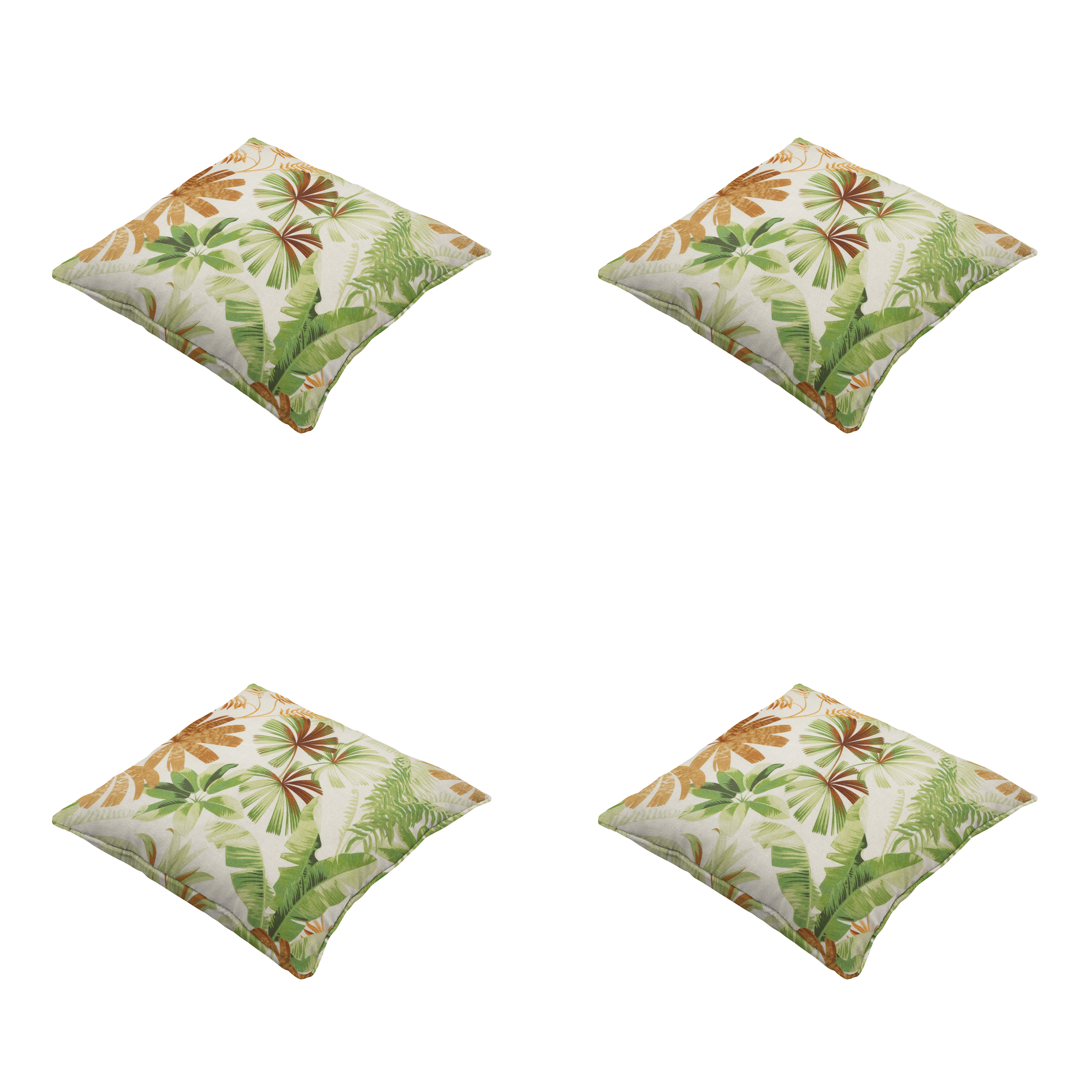 Madison sierkussen Axel - multikleur - 50x50x10cm - set van 4