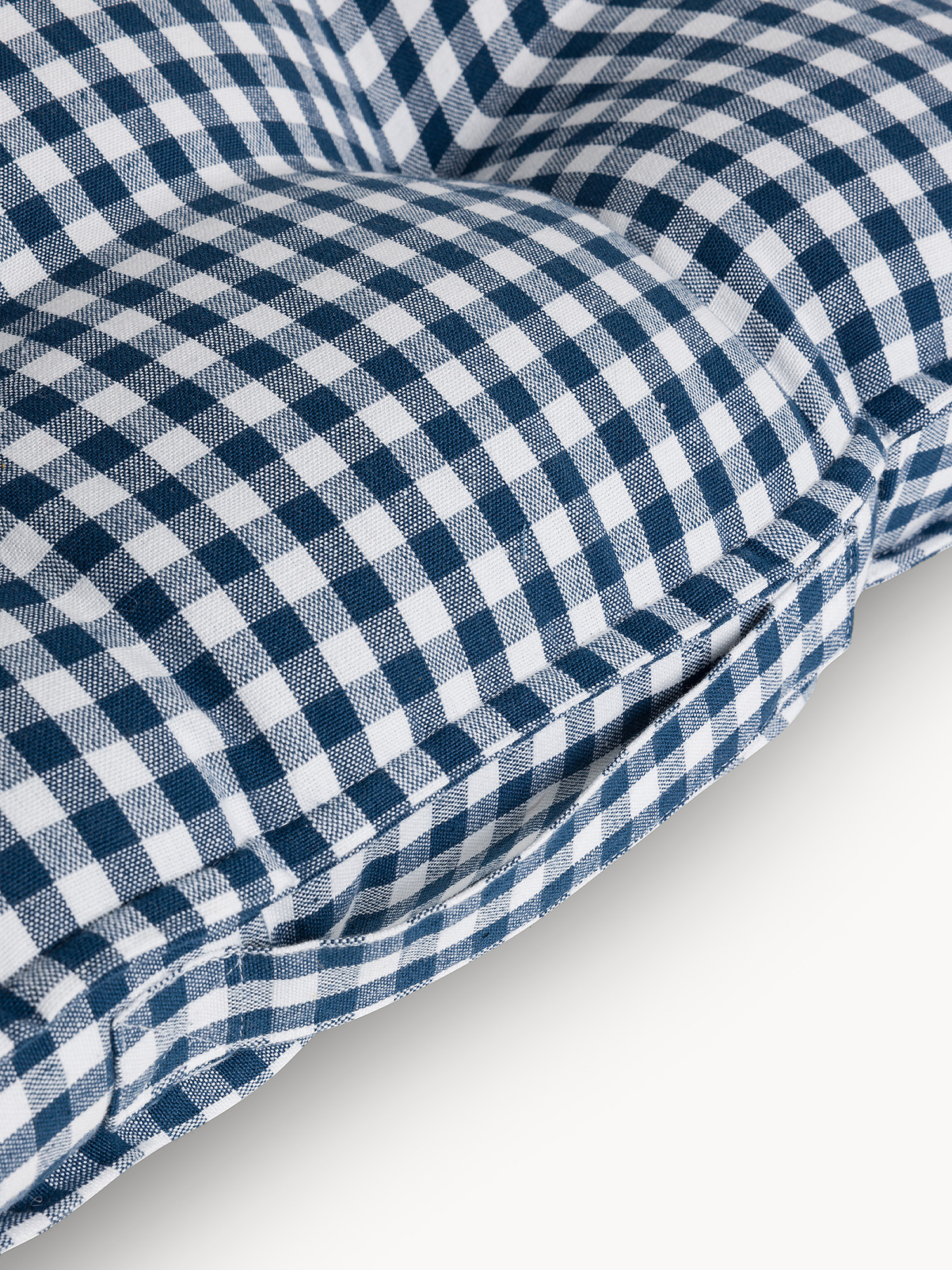 Cuscino materasso 50x50 cm in cotone tinto filo