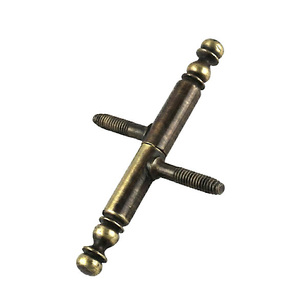 Fiche tourillon vieux laiton 8 x 56 mm