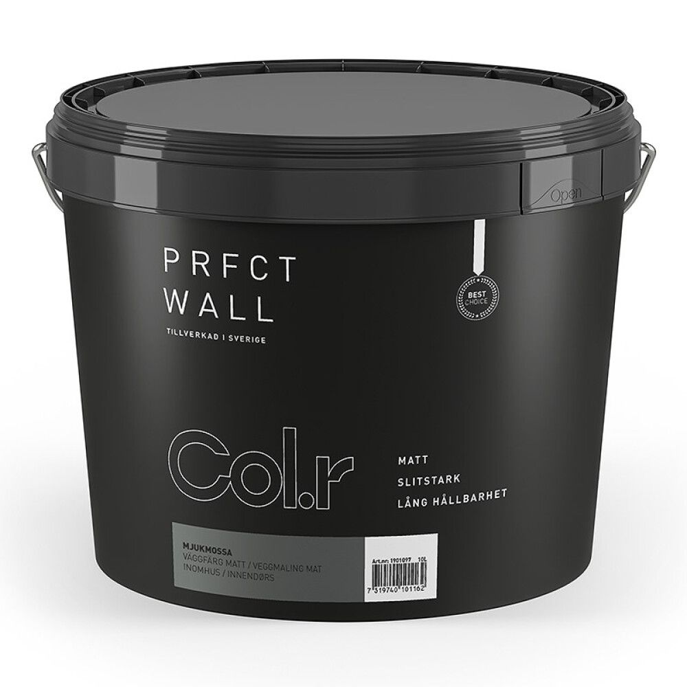 VEGGMALING COL.R PRFCT WALL MYK MOSE 10L