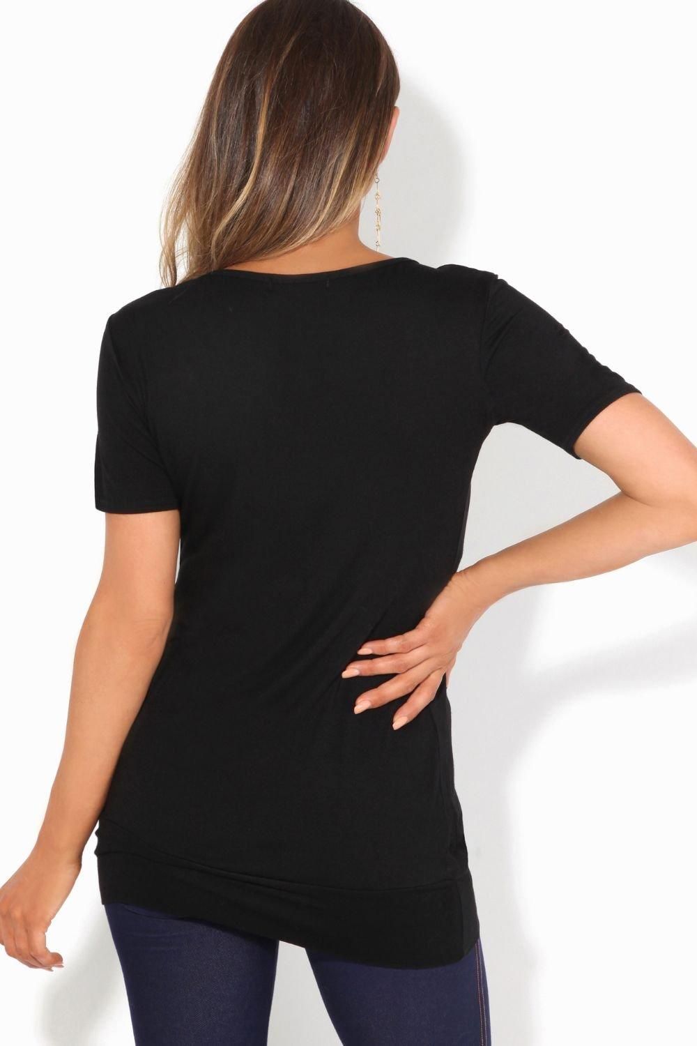 KRISP Plain Longline Jersey Top
