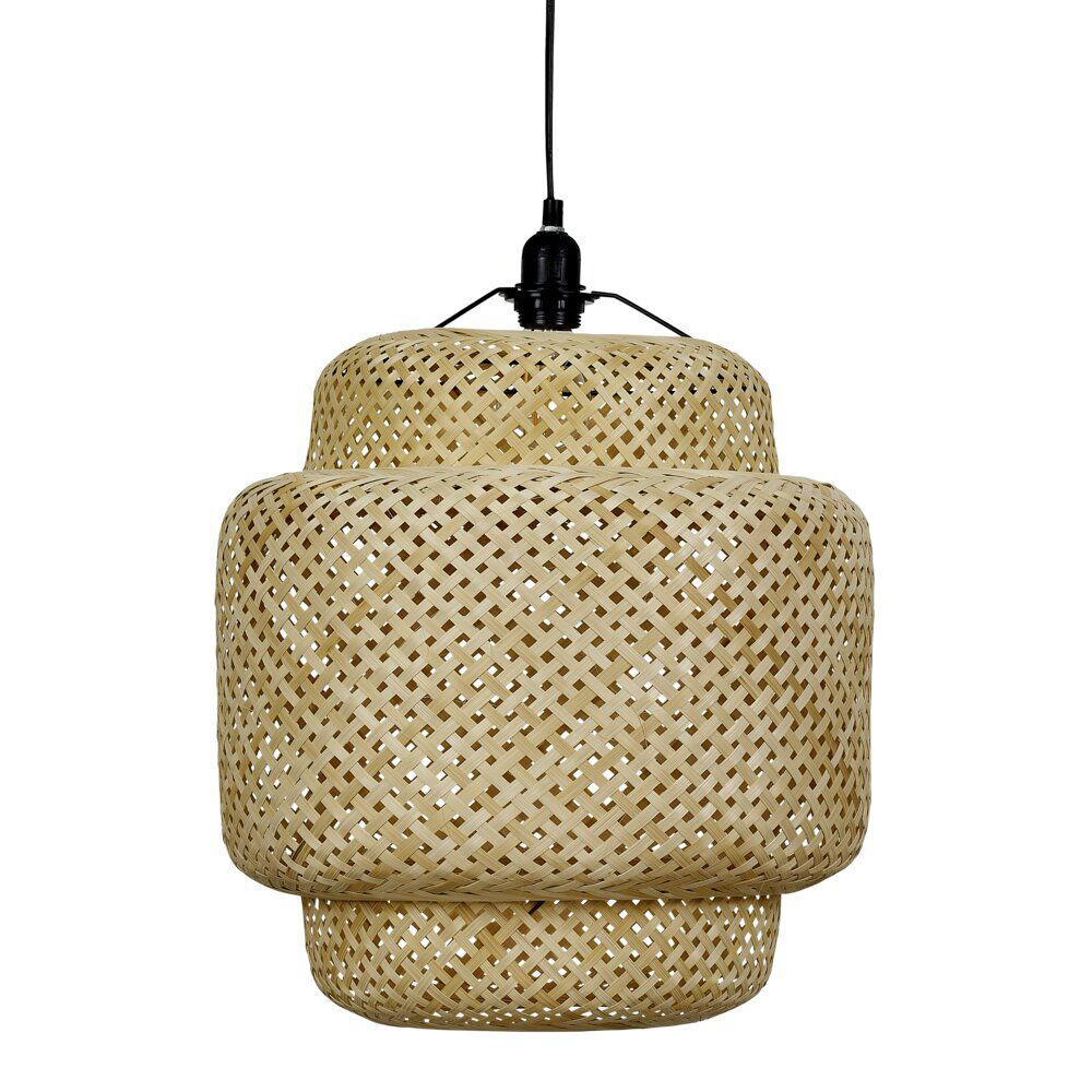 Suspension bambou 3 niveaux Ø40xH39cm