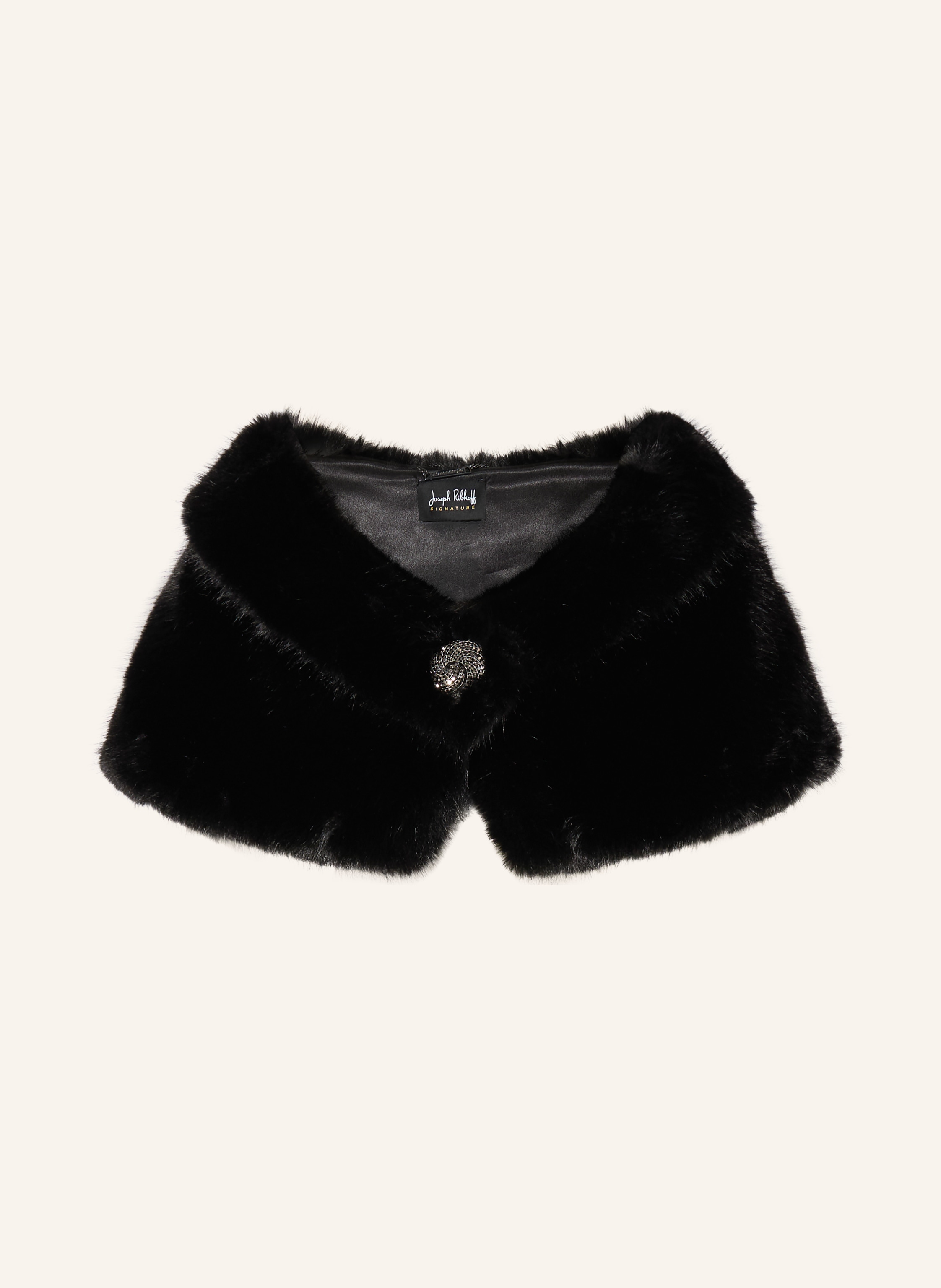 Joseph Ribkoff SIGNATURE Kunstfell-Bolero mit Schmucksteinen