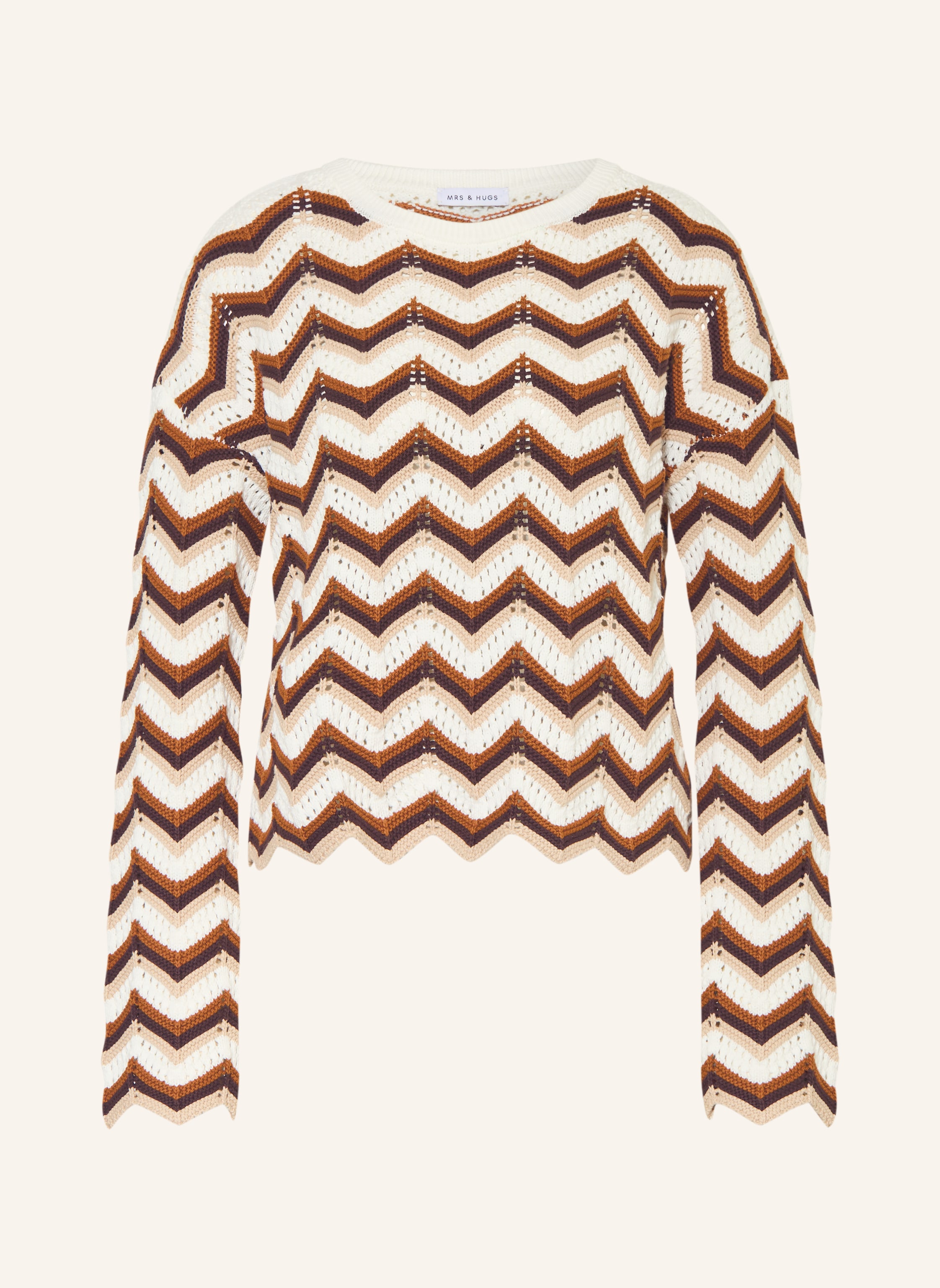 MRS & HUGS Häkelpullover