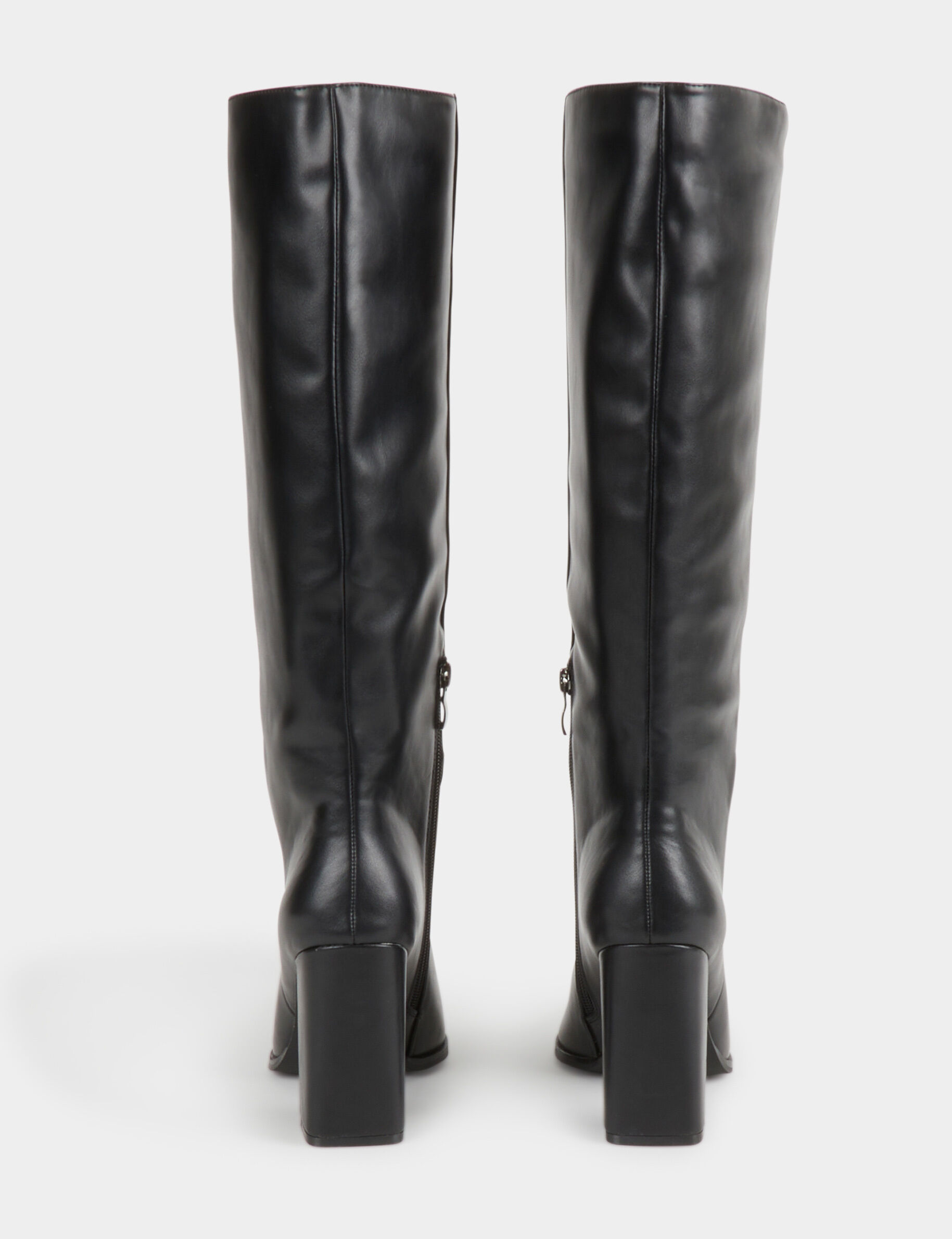 Boots With Heels And Pointed Toe Black Women