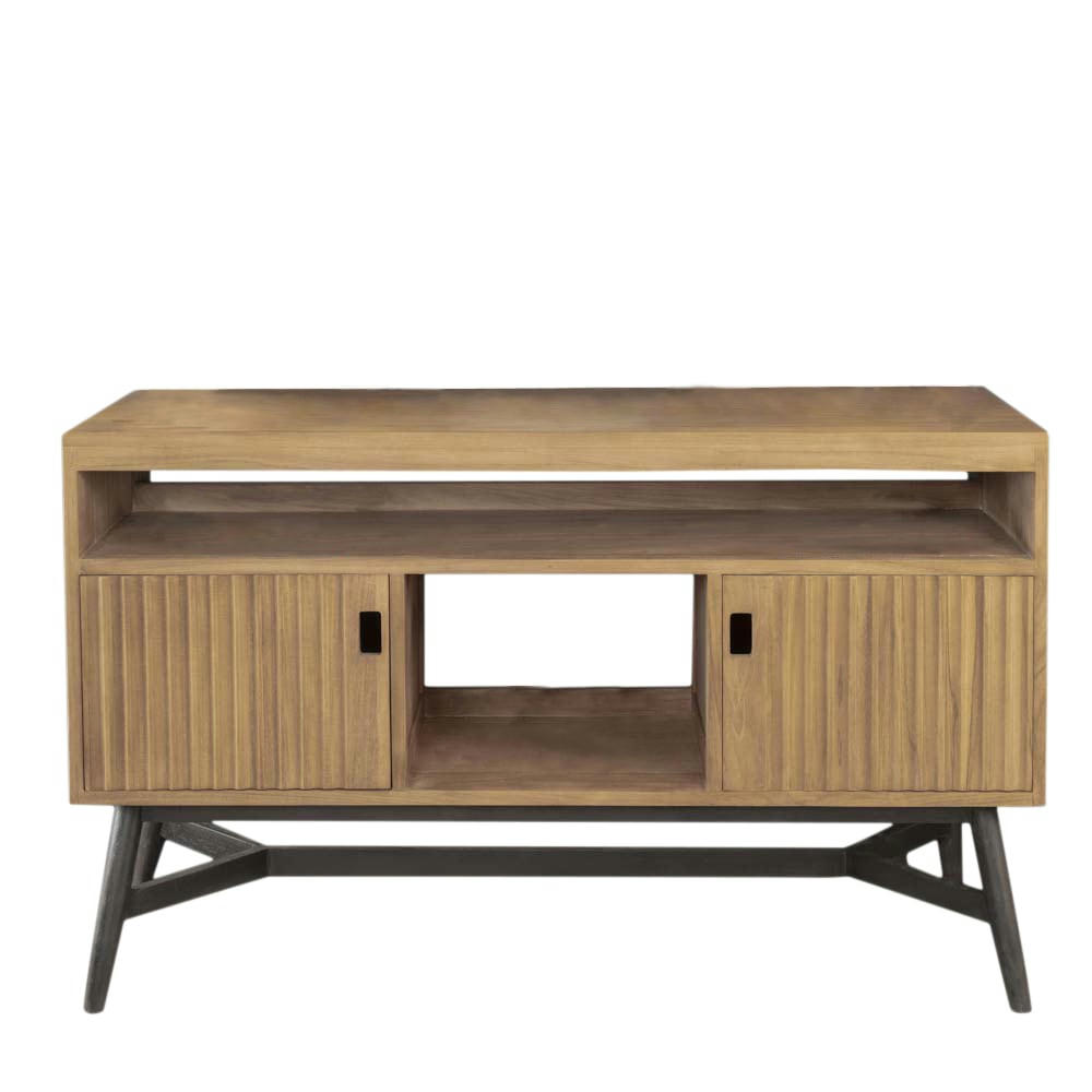 - Meuble sous vasque de salle de bain en teck L130cm