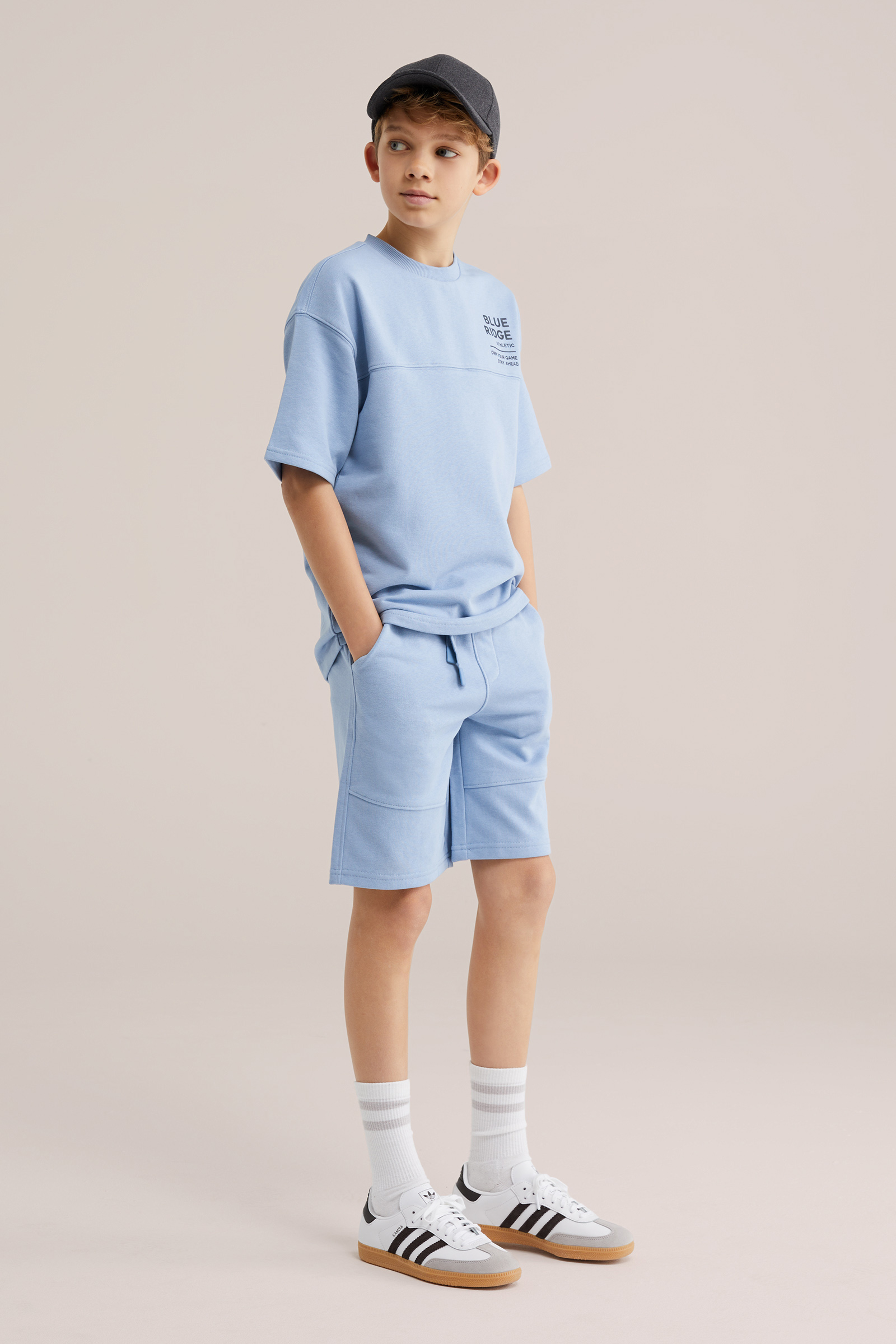 Jongens sweat T-shirt met print