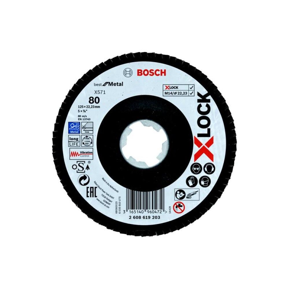 LAMELLSLIPSKIVE BOSCH BFM 125MM K80 PASSAR X-L