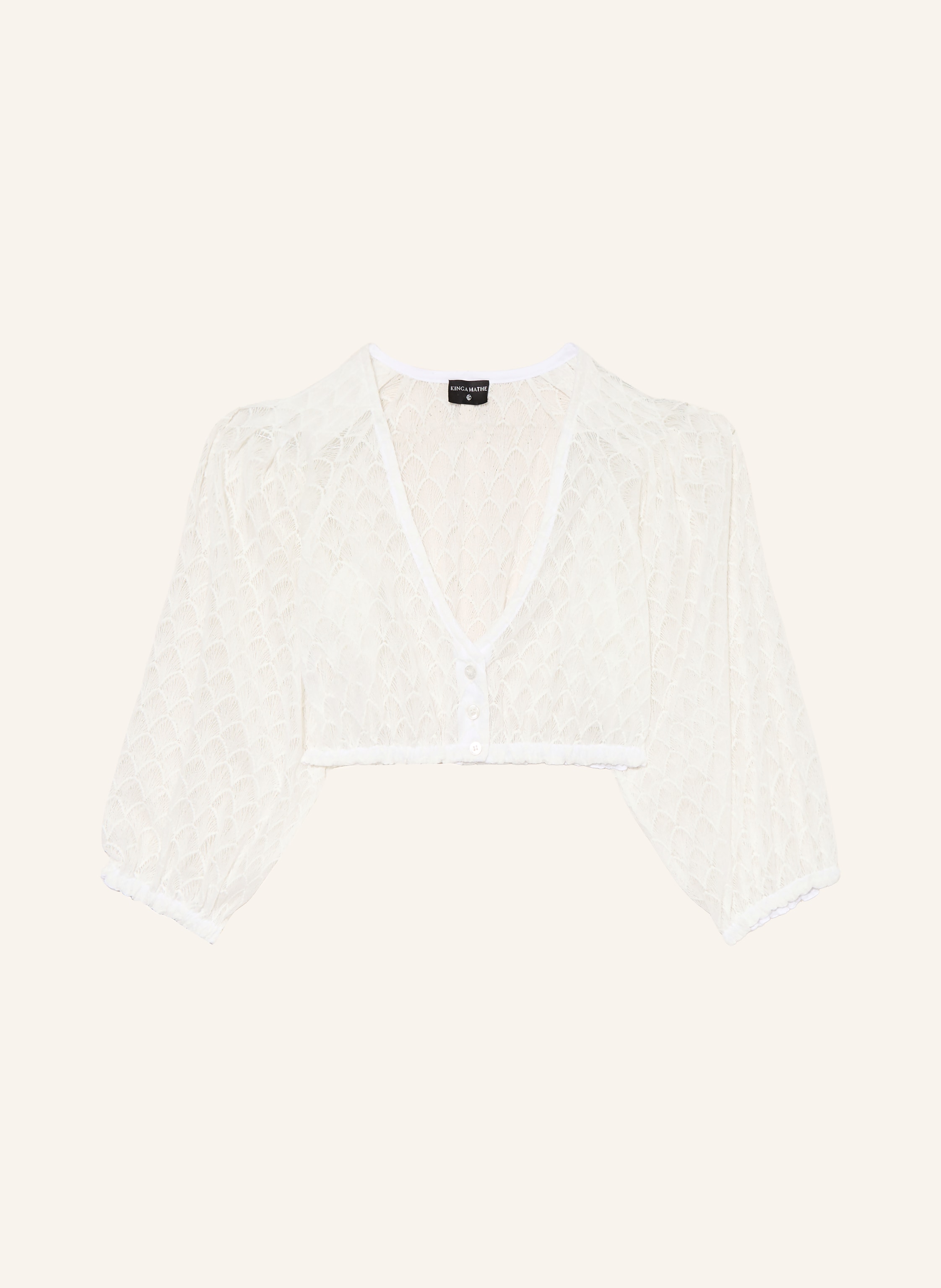 KINGA MATHE Dirndlbluse KEIRA aus Spitze mit 3/4-Arm