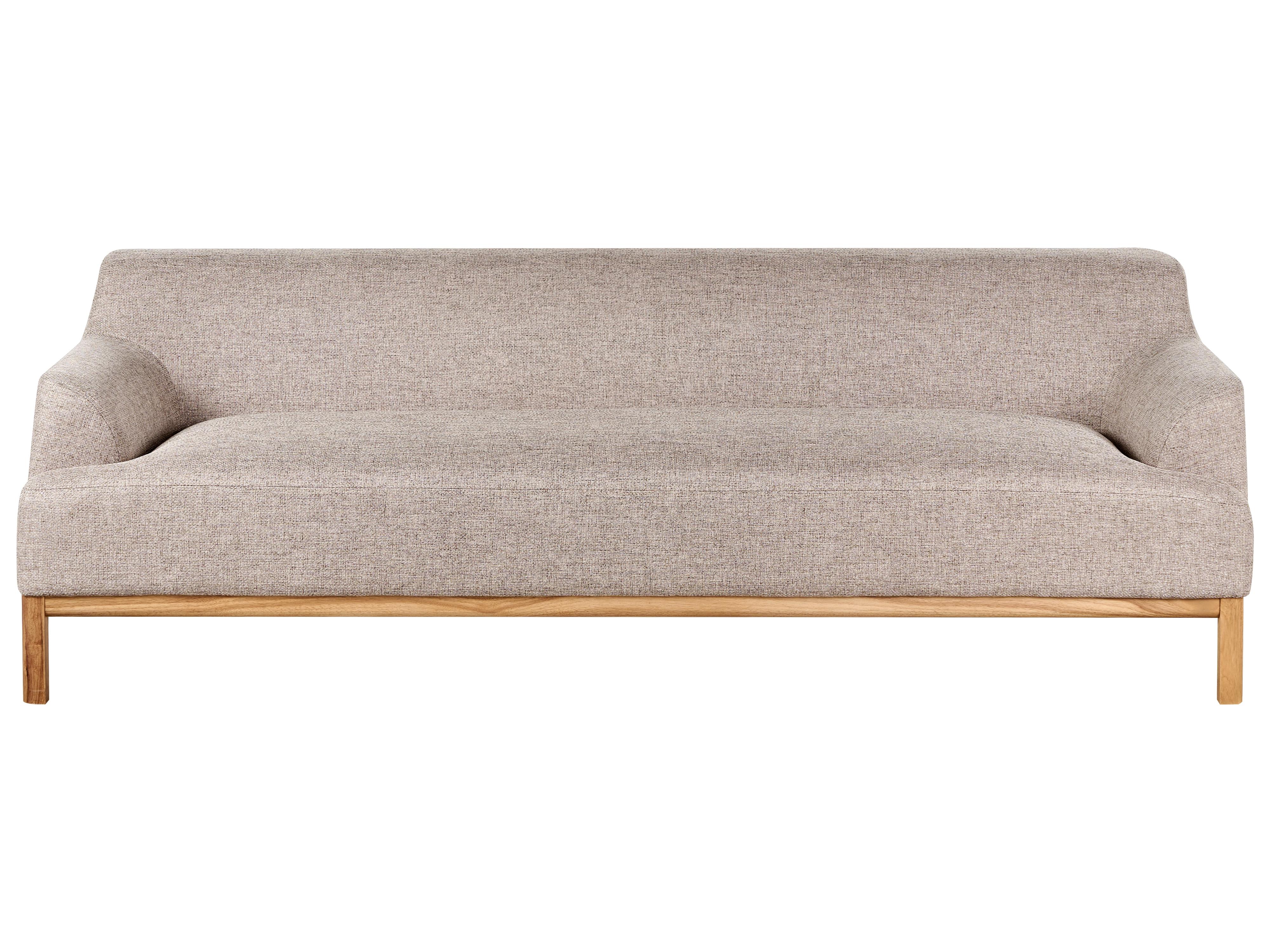 Sofa 3 Seater SOSJO Fabric Light Brown