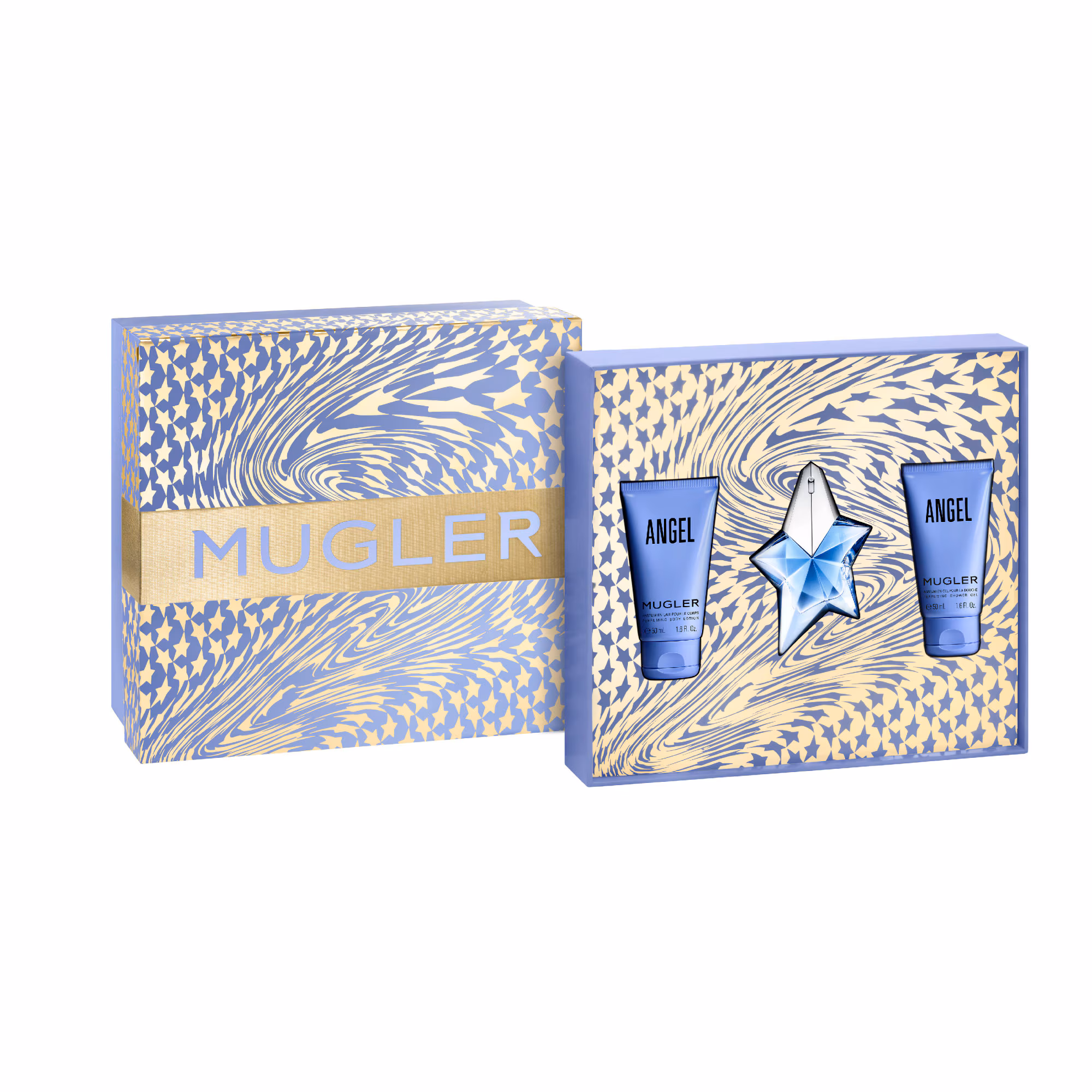 ANGELCoffret - eau de parfum + lait pour le corps + gel douche