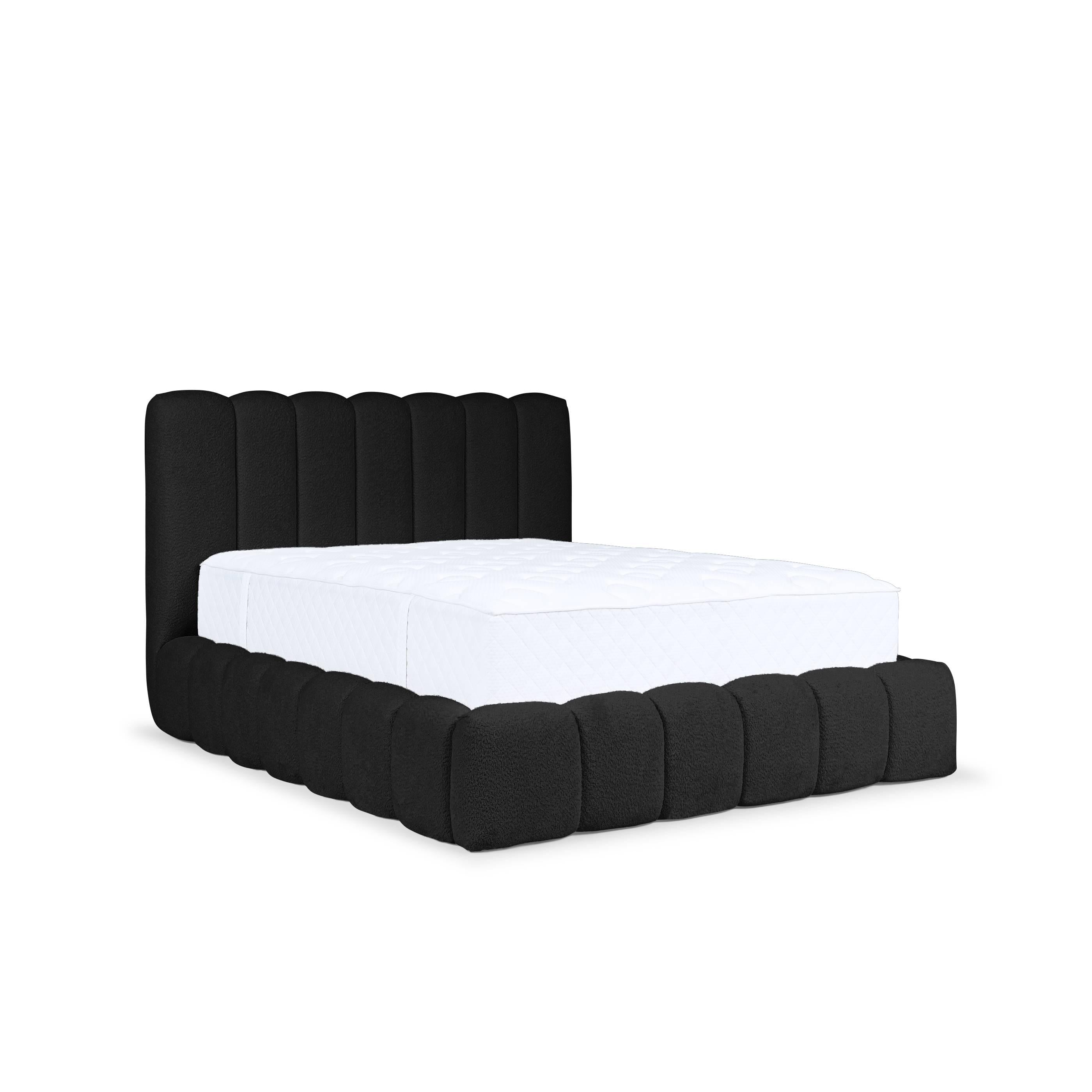 by fonQ Dawn Bedframe met Opbergruimte - 200 x 200 cm - Antraciet