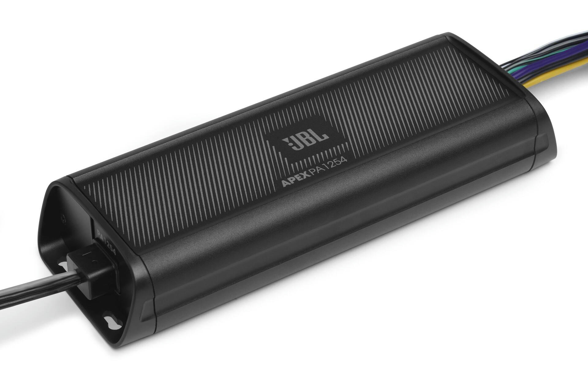 JBL Apex PA1254 Marine 4-Channel Sport Amplifier, Weather Resistant , High-Performance and Multi-Application