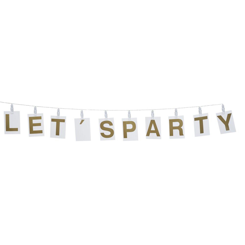 Guirlande LED let's party