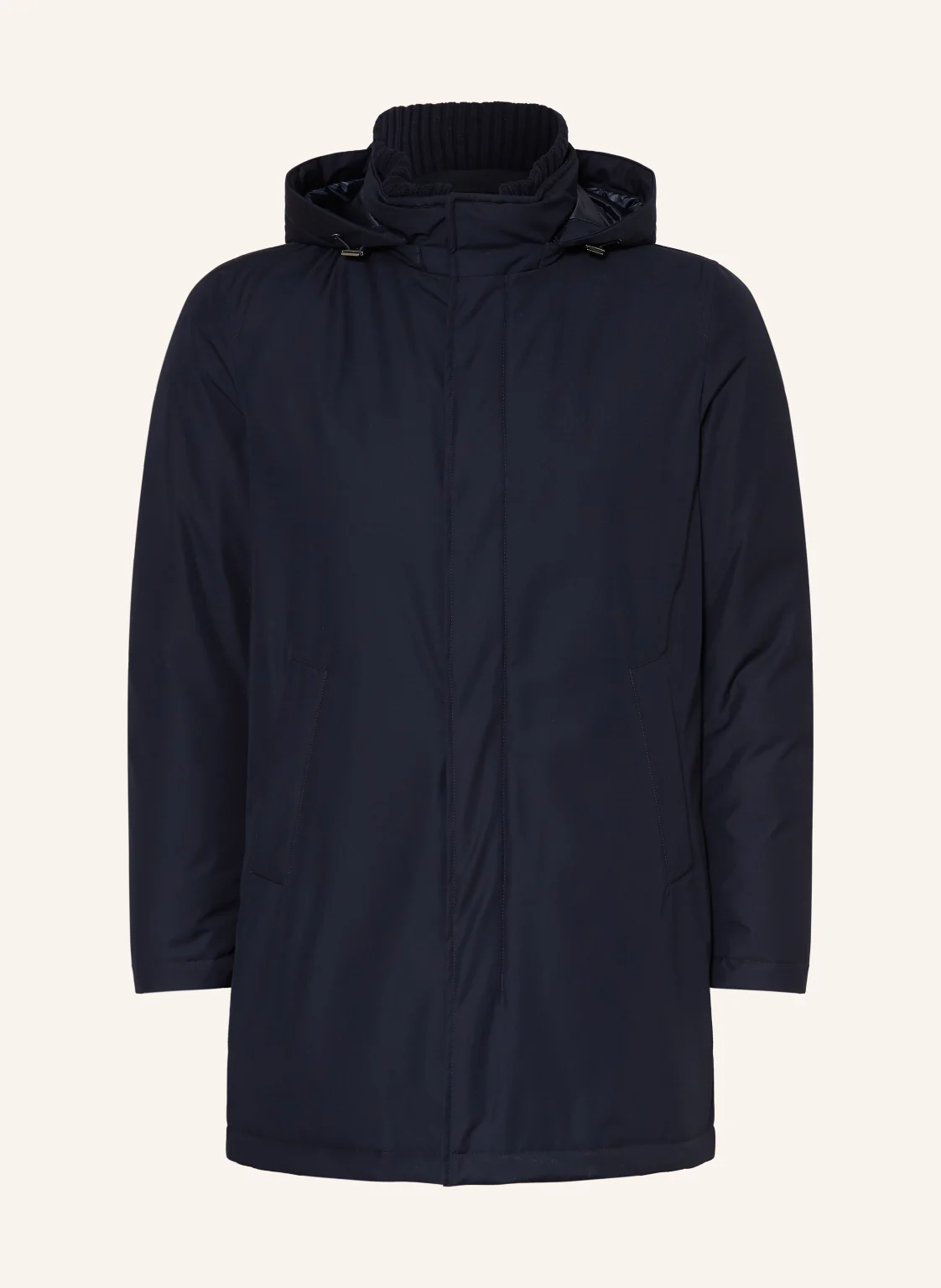 HERNO Daunenparka mit abnehmbarer Kapuze