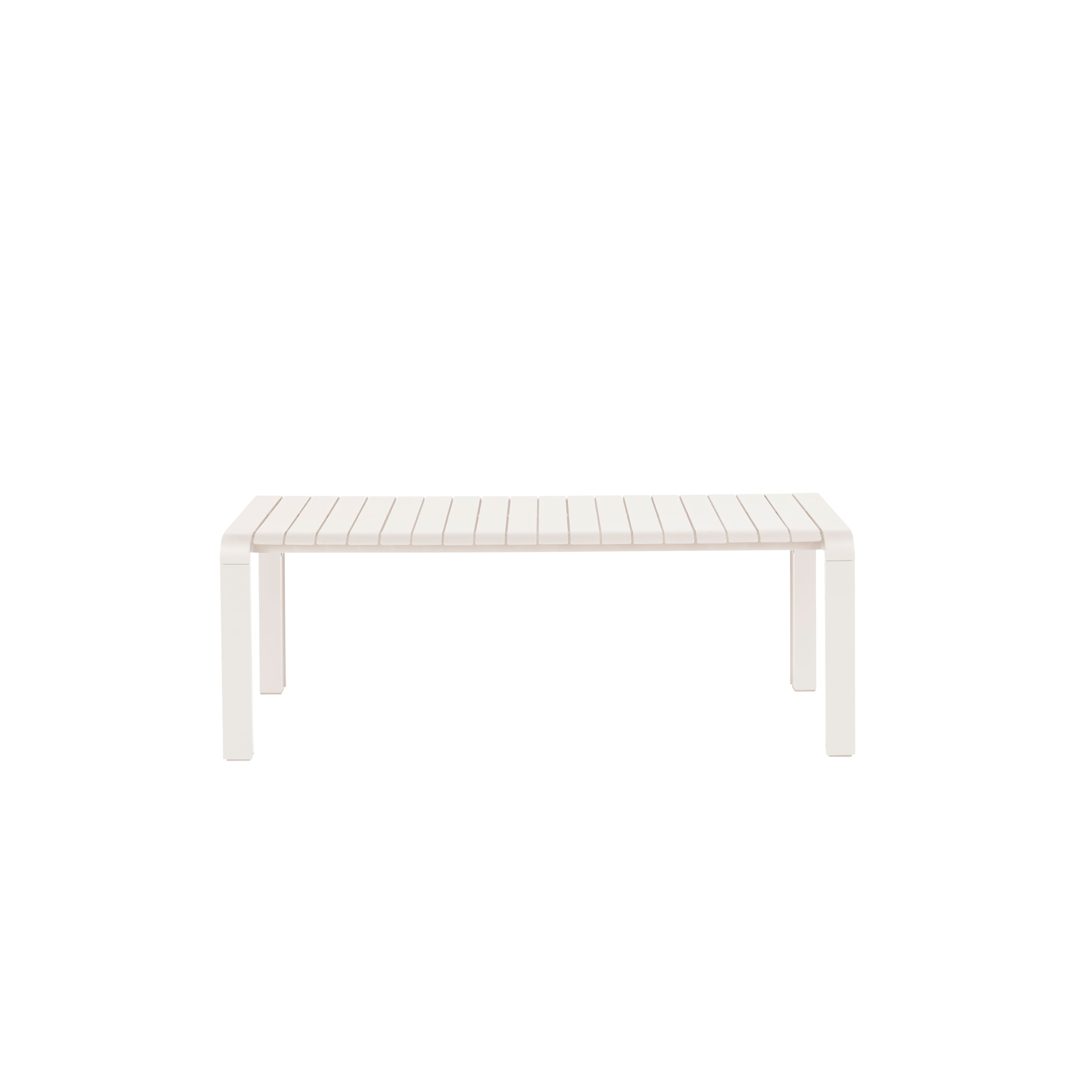 Zuiver Vondel Tuinbank 129,5x45 cm Clay Wit