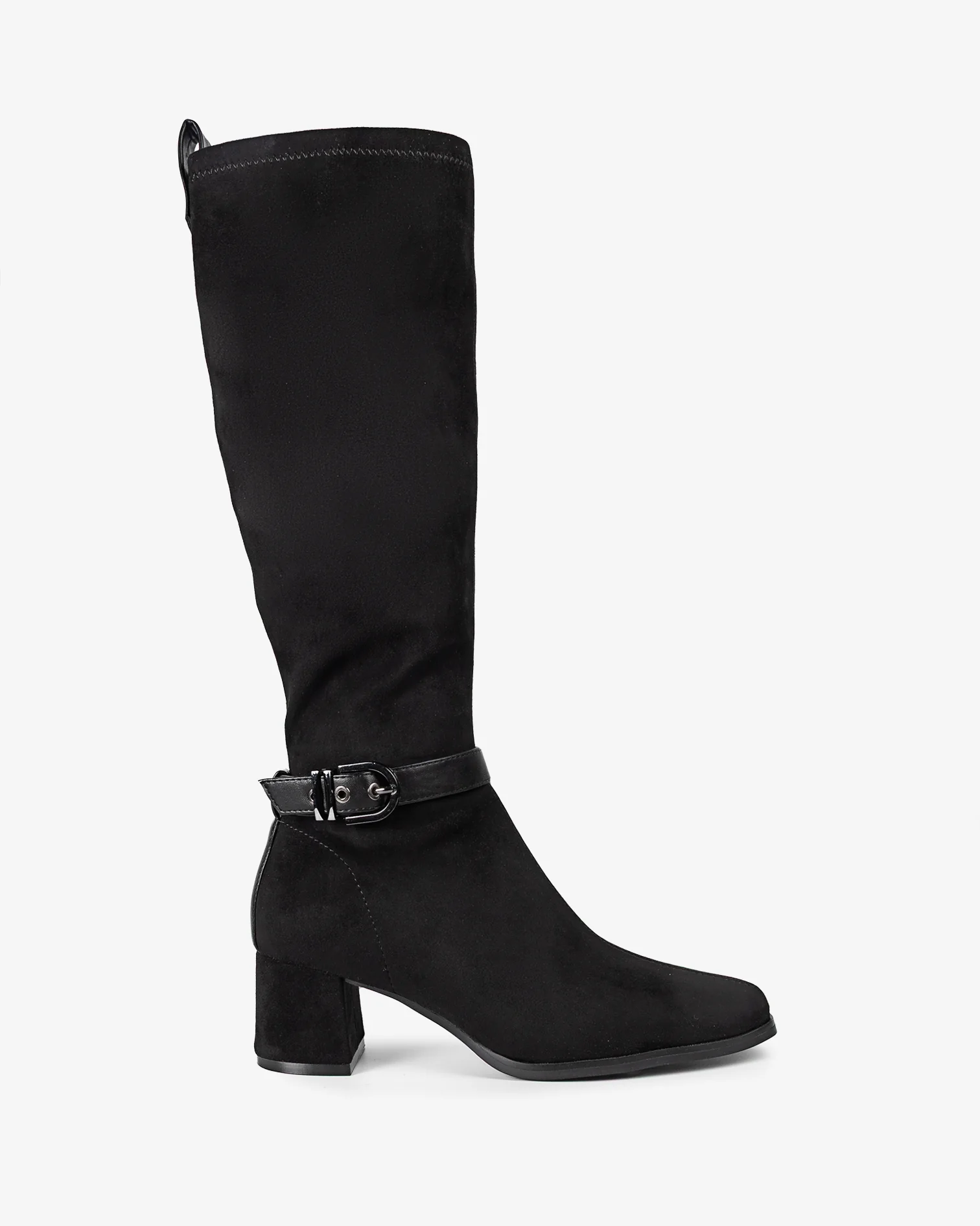 Bota Alta de Antelina Negra Flare