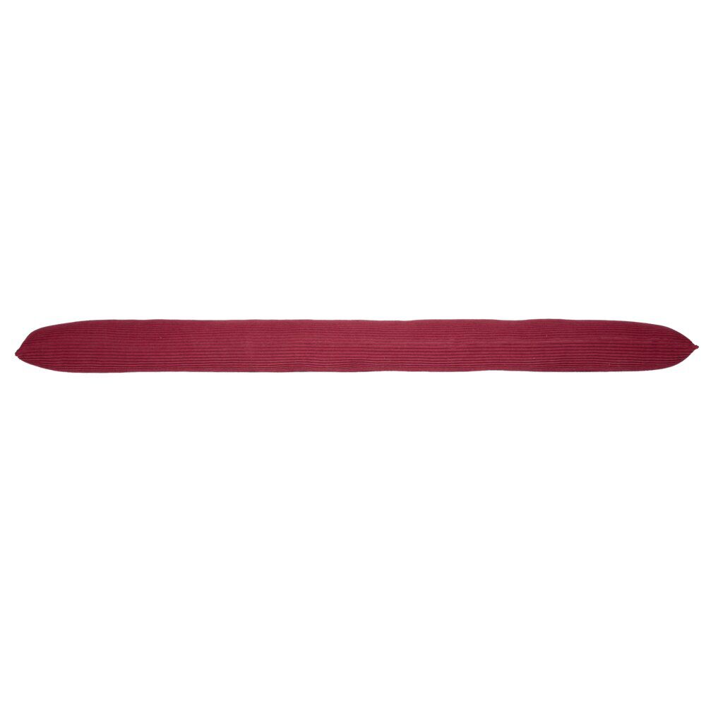 Boudin de porte côtelé polyester couleur unie Ø10x90cm (3 modèles)
