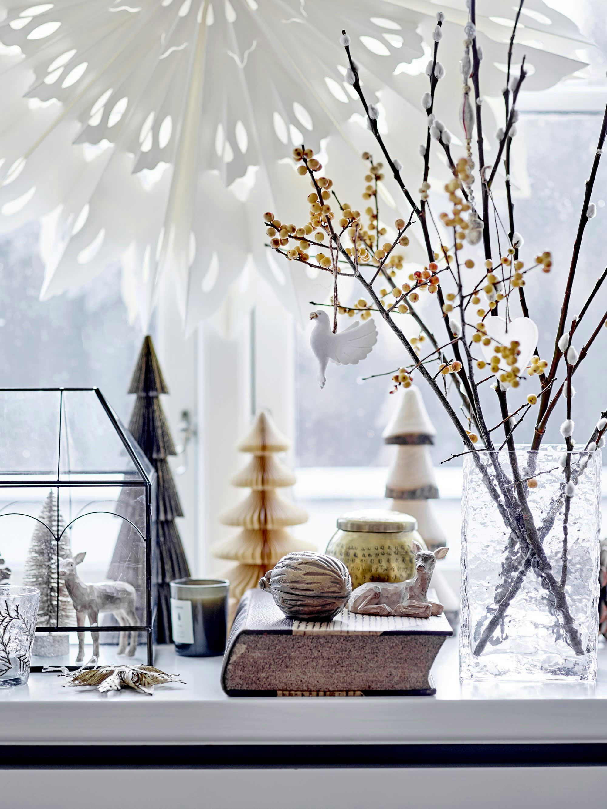 BOYE - Arbre fantaisie en frêne beige H32cm