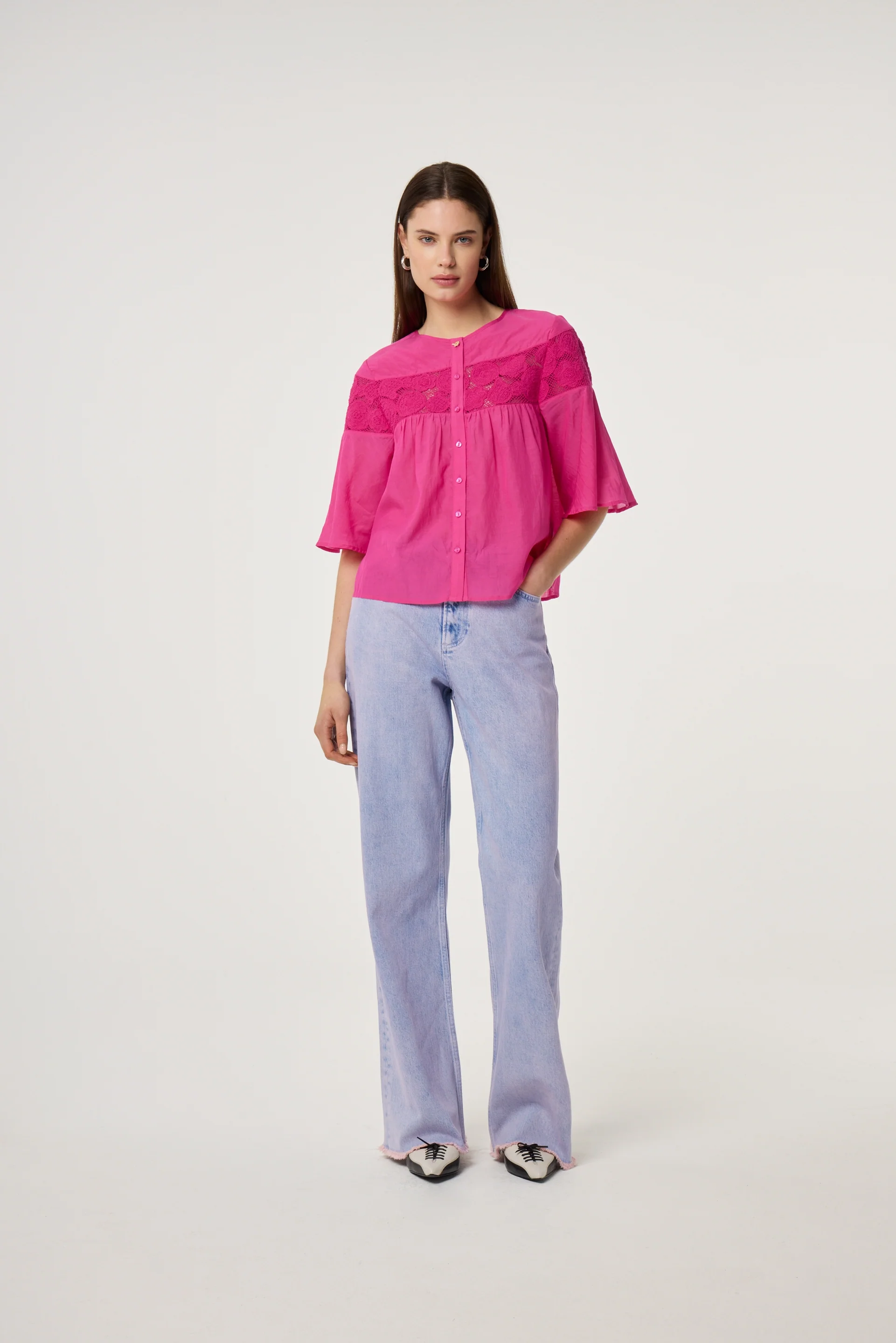 Kristel Top | Flashy Pink
