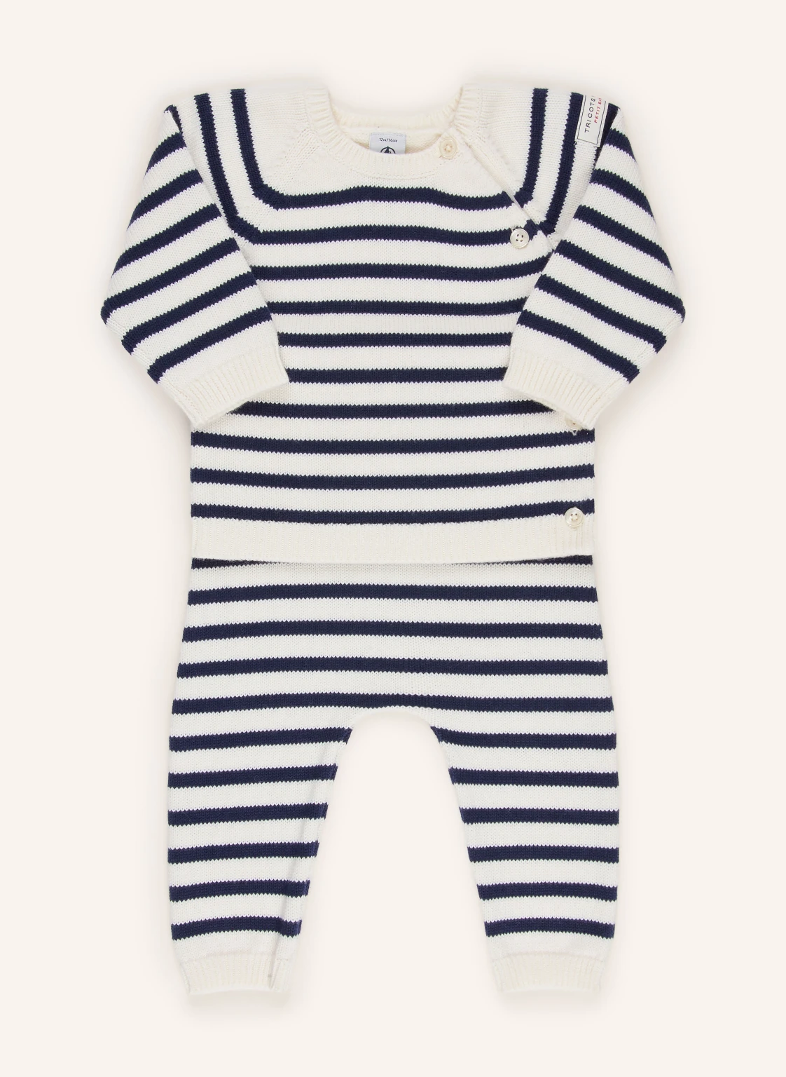PETIT BATEAU Set: Pullover und Strickhose