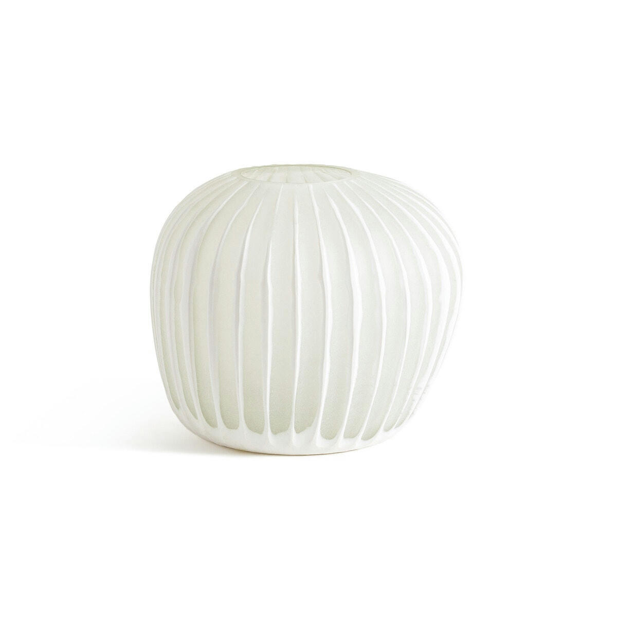 Vase en verre givré strié, Corila