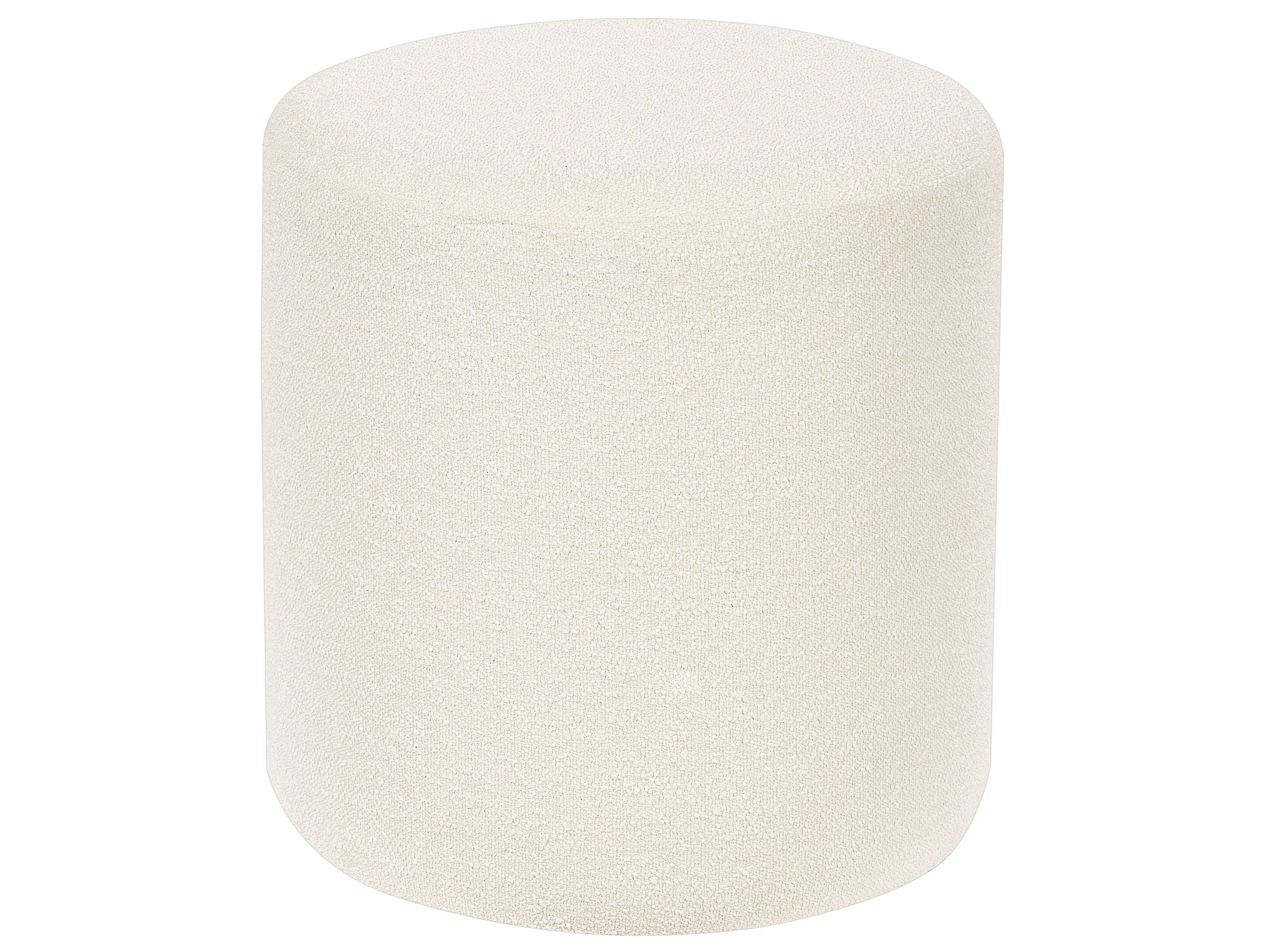 Puf MOAB Boucle Biały 39 cm