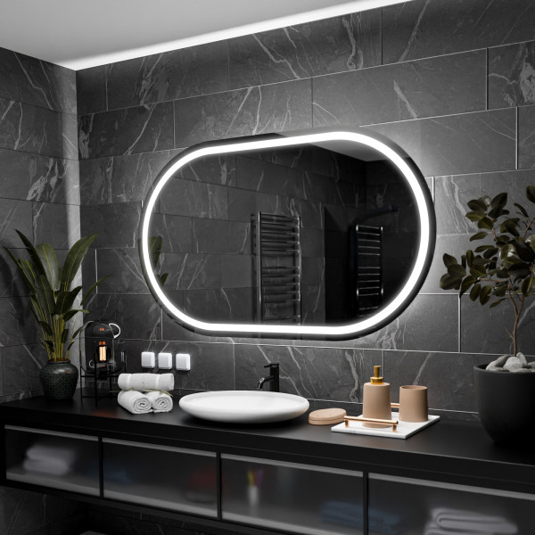Lustro Podświetlane Led Palermo - 80Cm, 50Cm