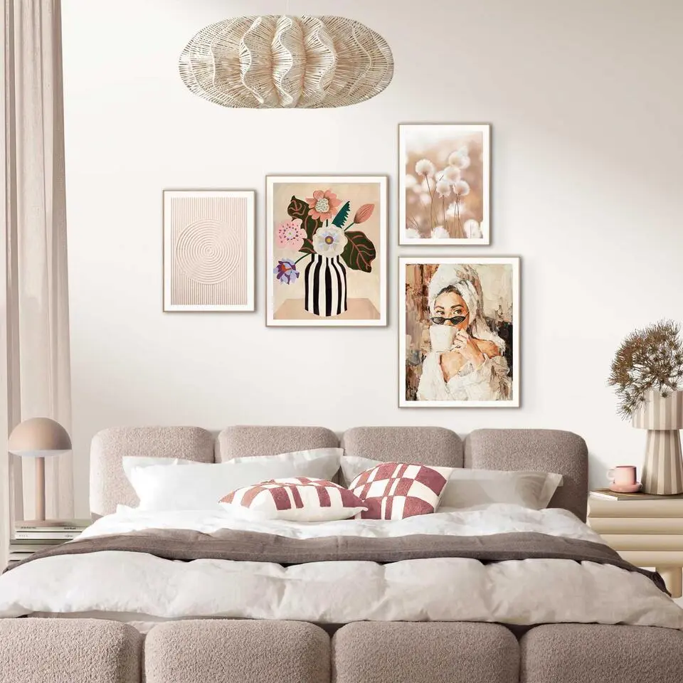 Set poster met lijst - Zondagochtendgevoel