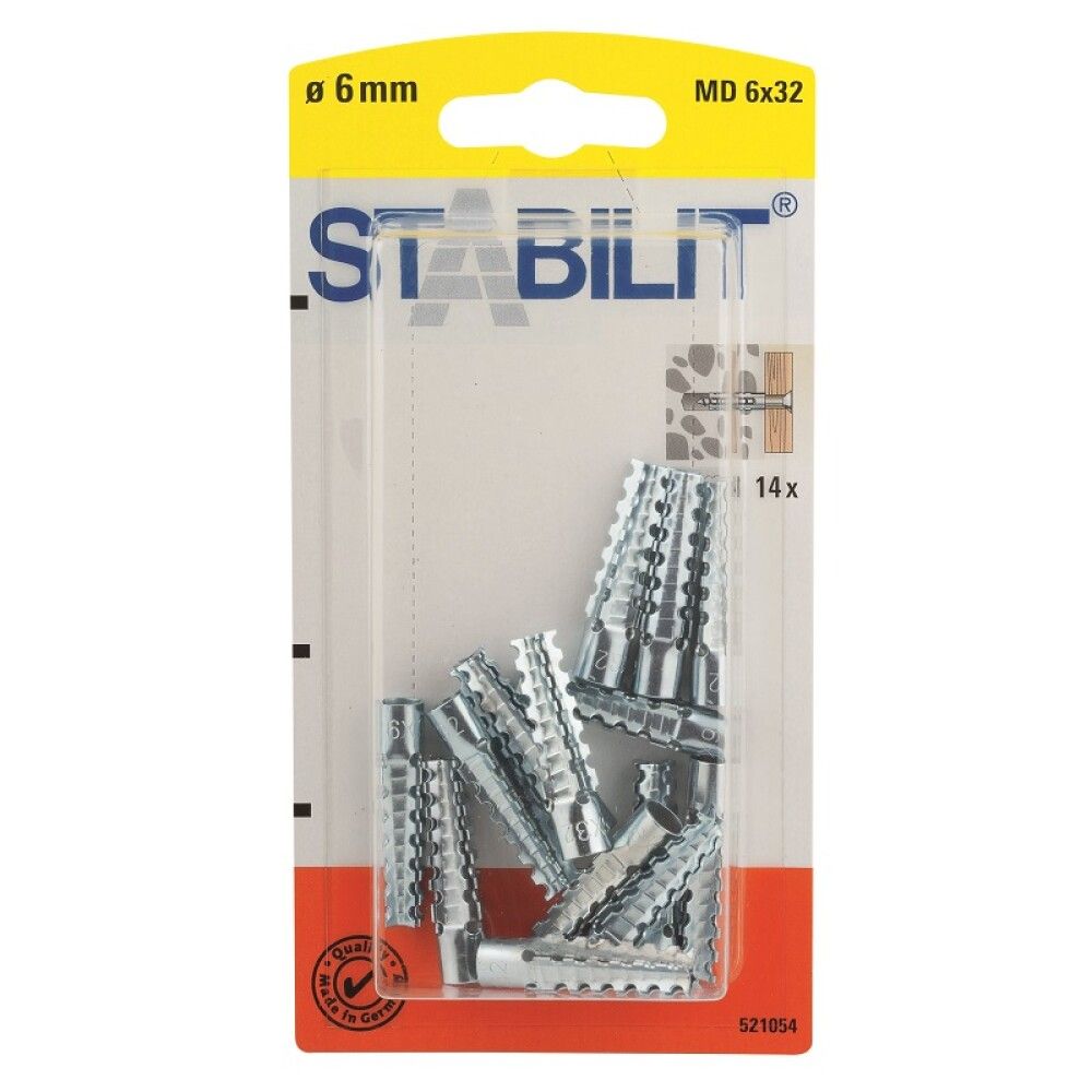 UNIVERSALPLUGG STABILIT 6X32 14STK
