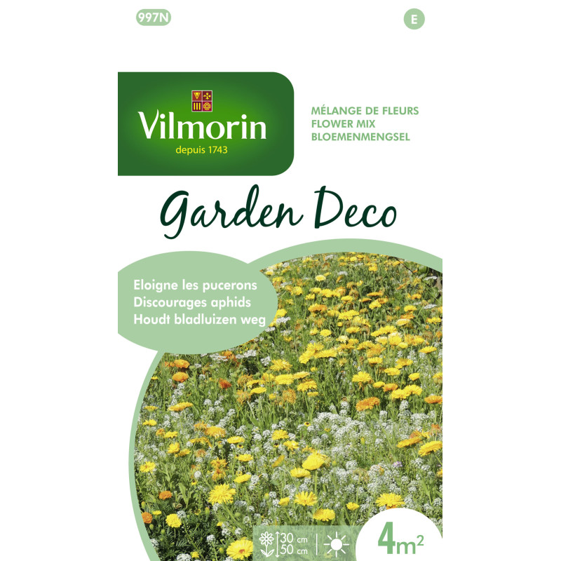 Mélange de semences de fleurs Garden Deco anti-pucerons VILMORIN