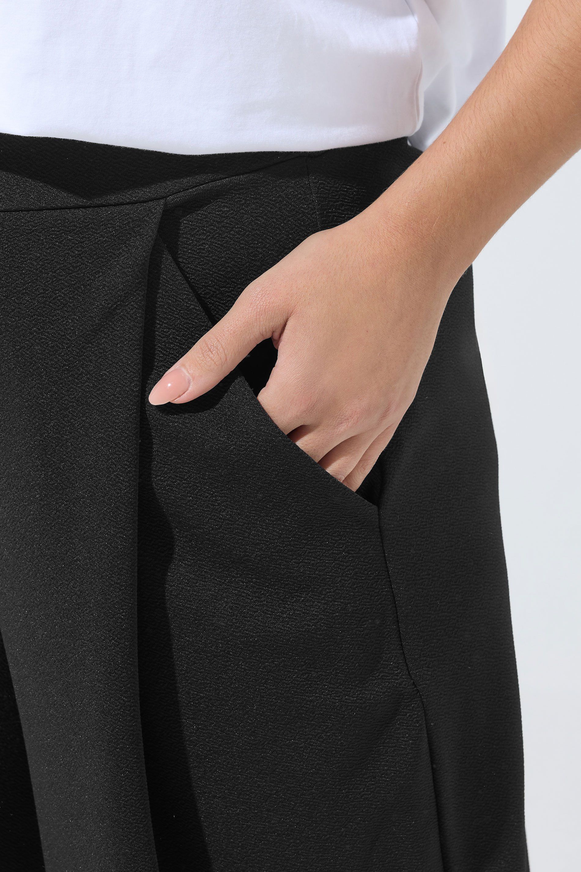 Yours Pleated Barrel Leg Trousers