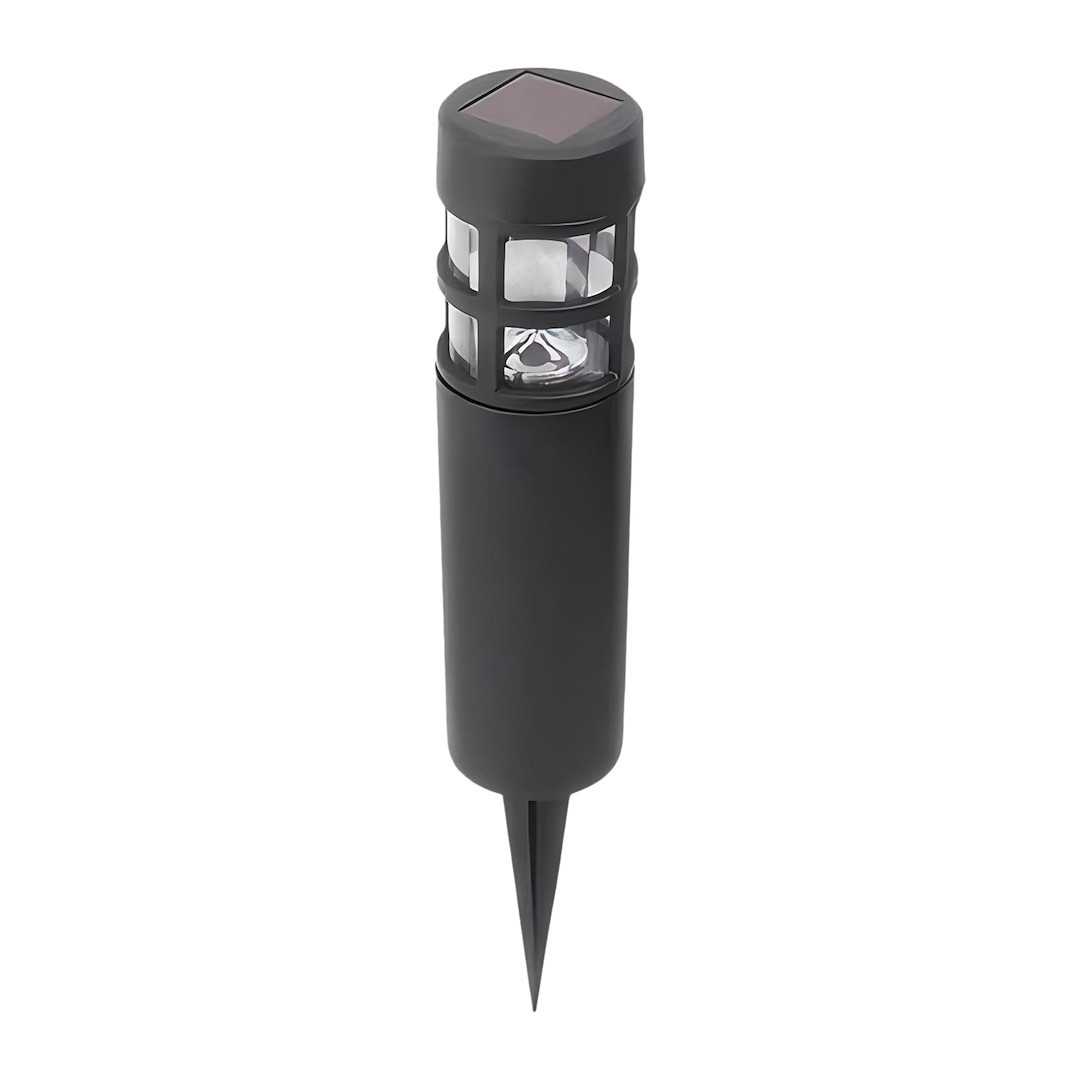 Lampa ogrodowa solarna FIDELczarny LED 1x0.06W 2lm IP44 Eko-Light